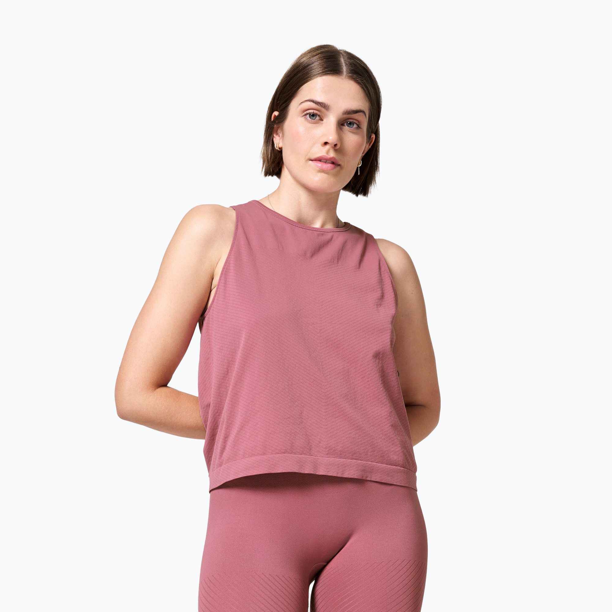 Casall Essential Block Seamless women's training tank top pink 21114 (M)