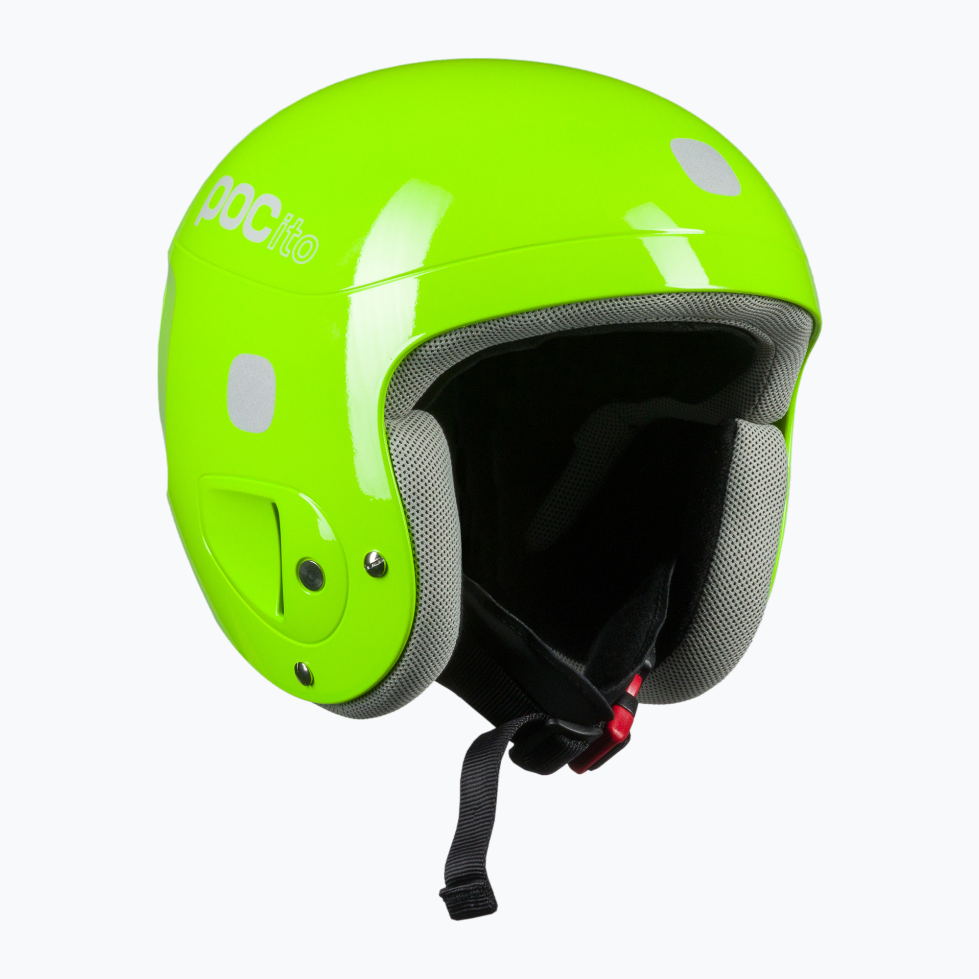 Children's ski helmets POC POCito Skull fluorescent yellow/green (51-54 cm (XS-S))