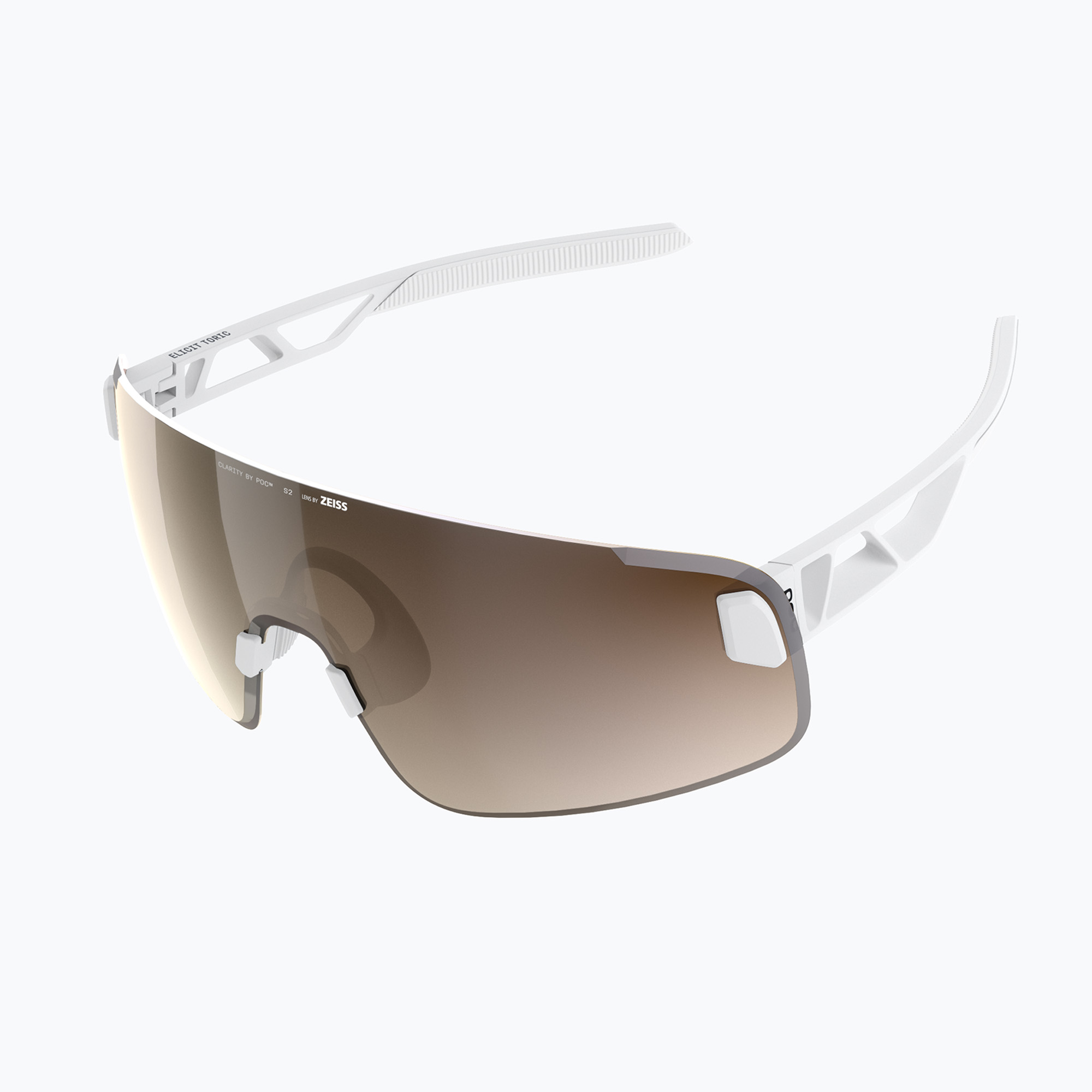 POC Elicit Toric hydrogen white/clarity trail/partly sunny silver sunglasses