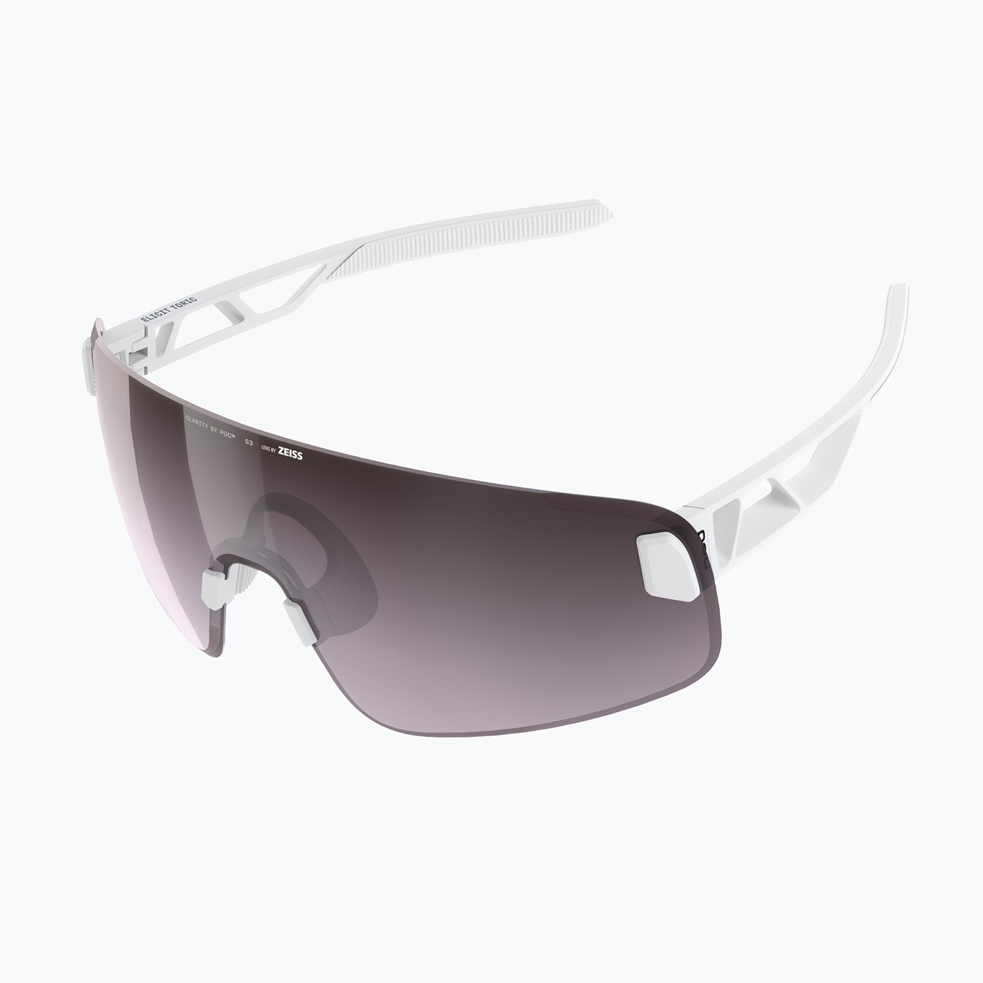 POC Elicit Toric hydrogen white/clarity road/sunny silver sunglasses