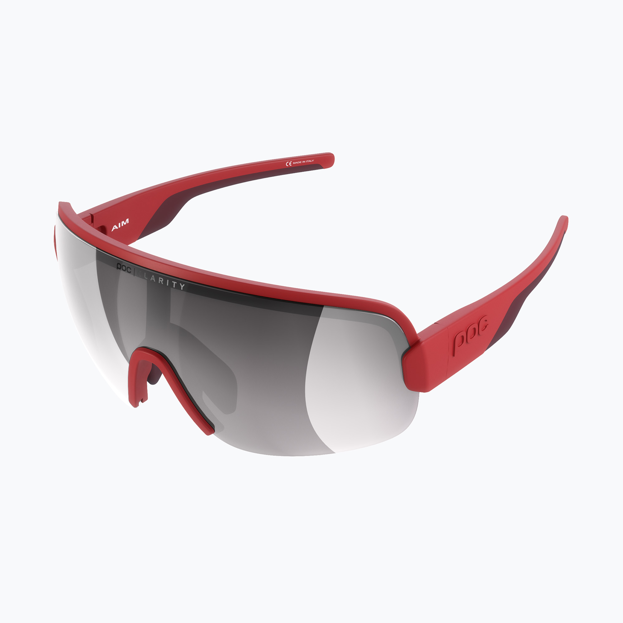 POC Aim prismane red/clarity road/sunny silver sunglasses