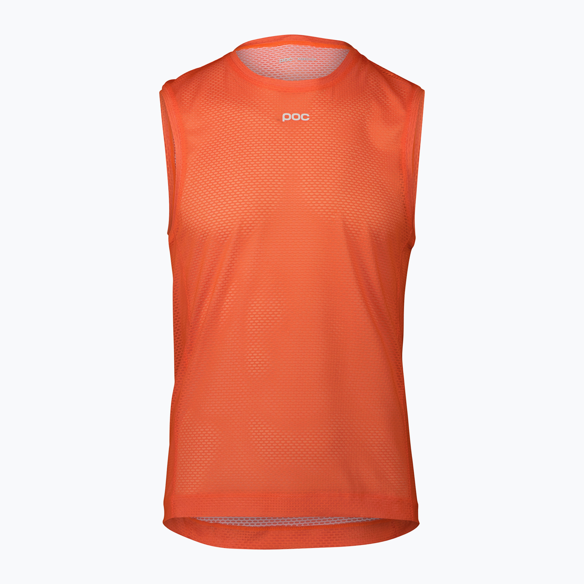 Men's cycling tank top POC Air Indoor Vest zink orange (M)