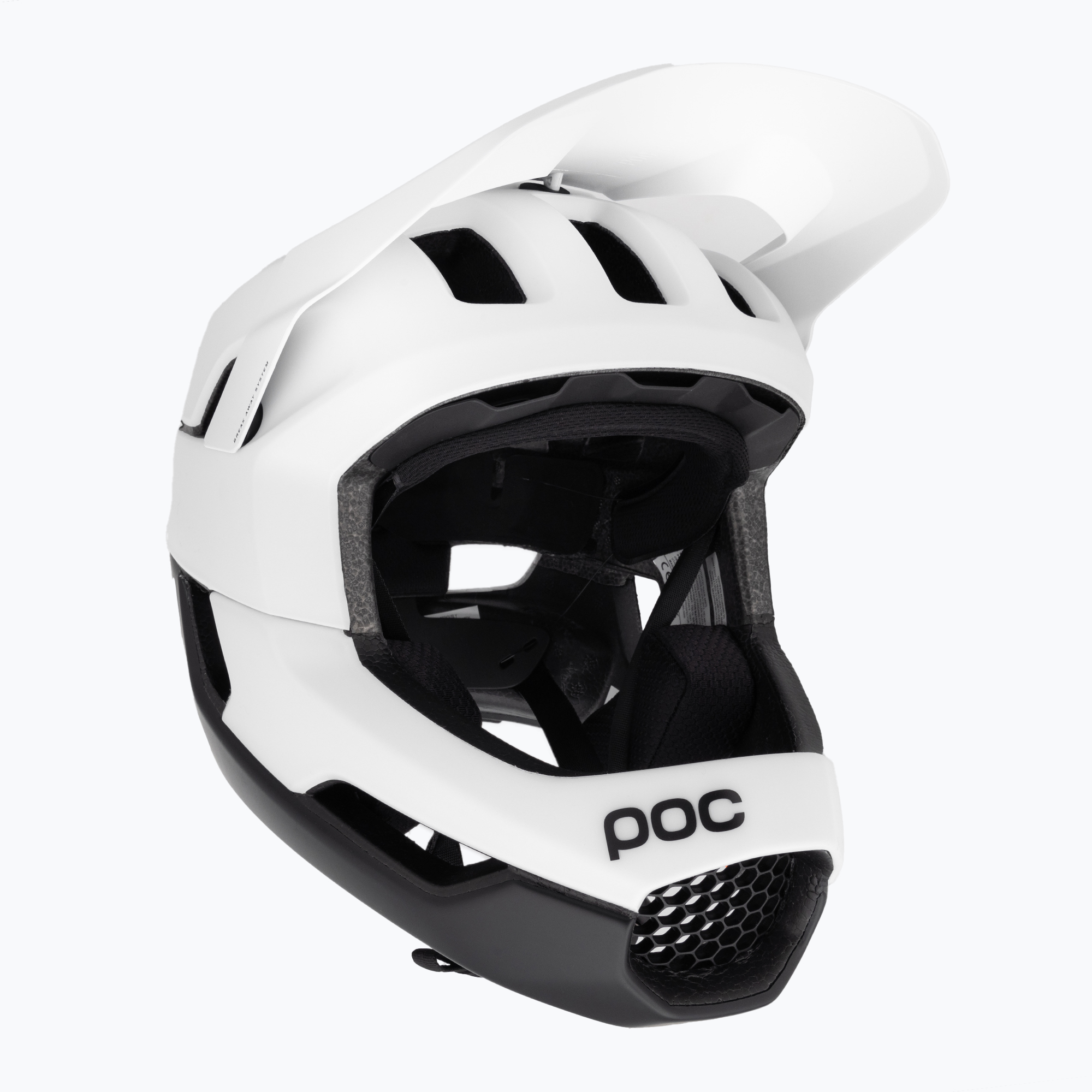 POC Otocon Race MIPS hydrogen white/uranium black matt bicycle helmet (55-58 cm (M))