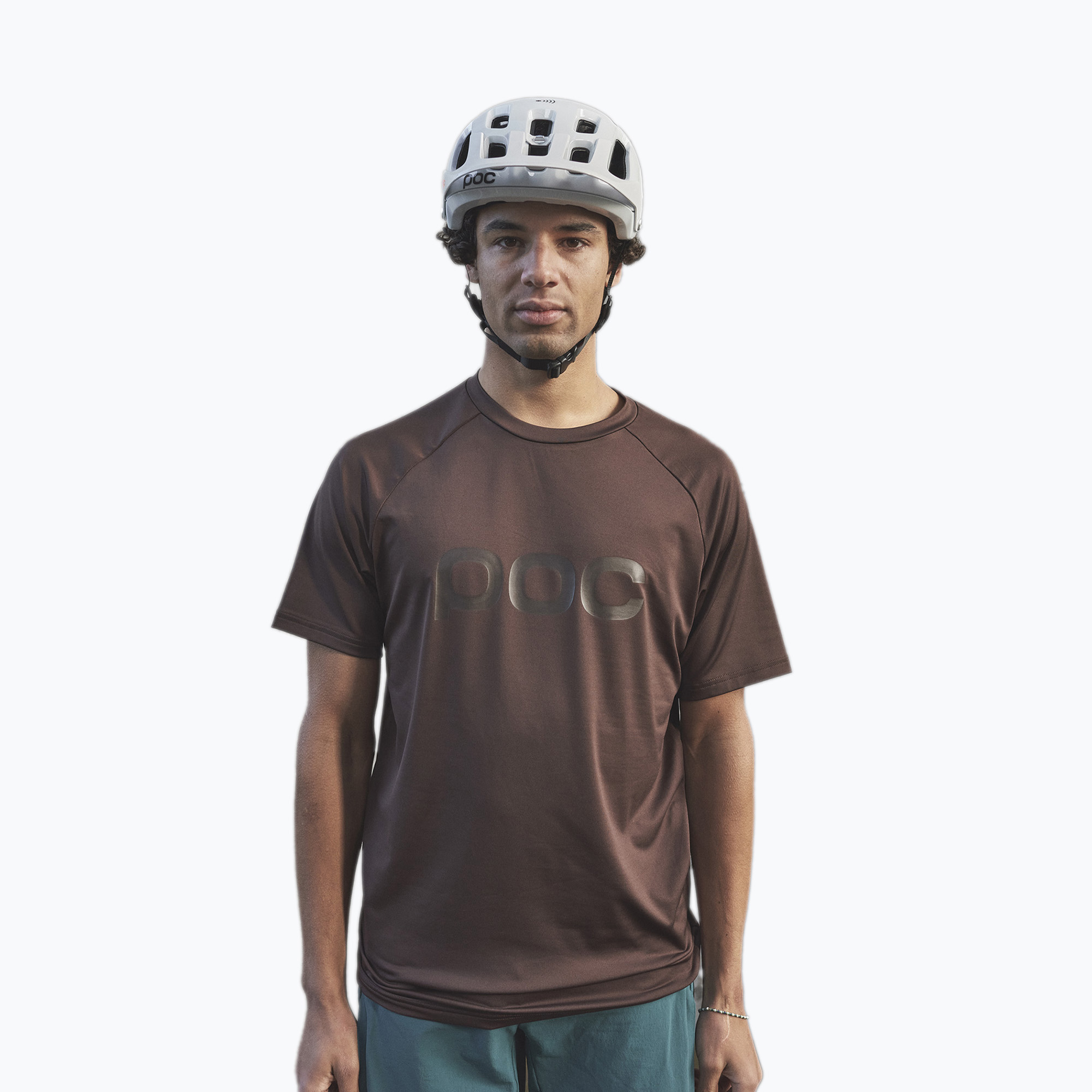Men's cycling jersey POC Reform Enduro Tee axinite brown (XL)