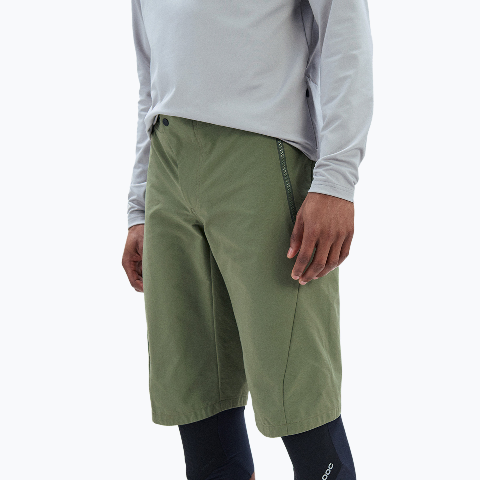 Men's cycling shorts POC Essential Enduro epidote green (L)