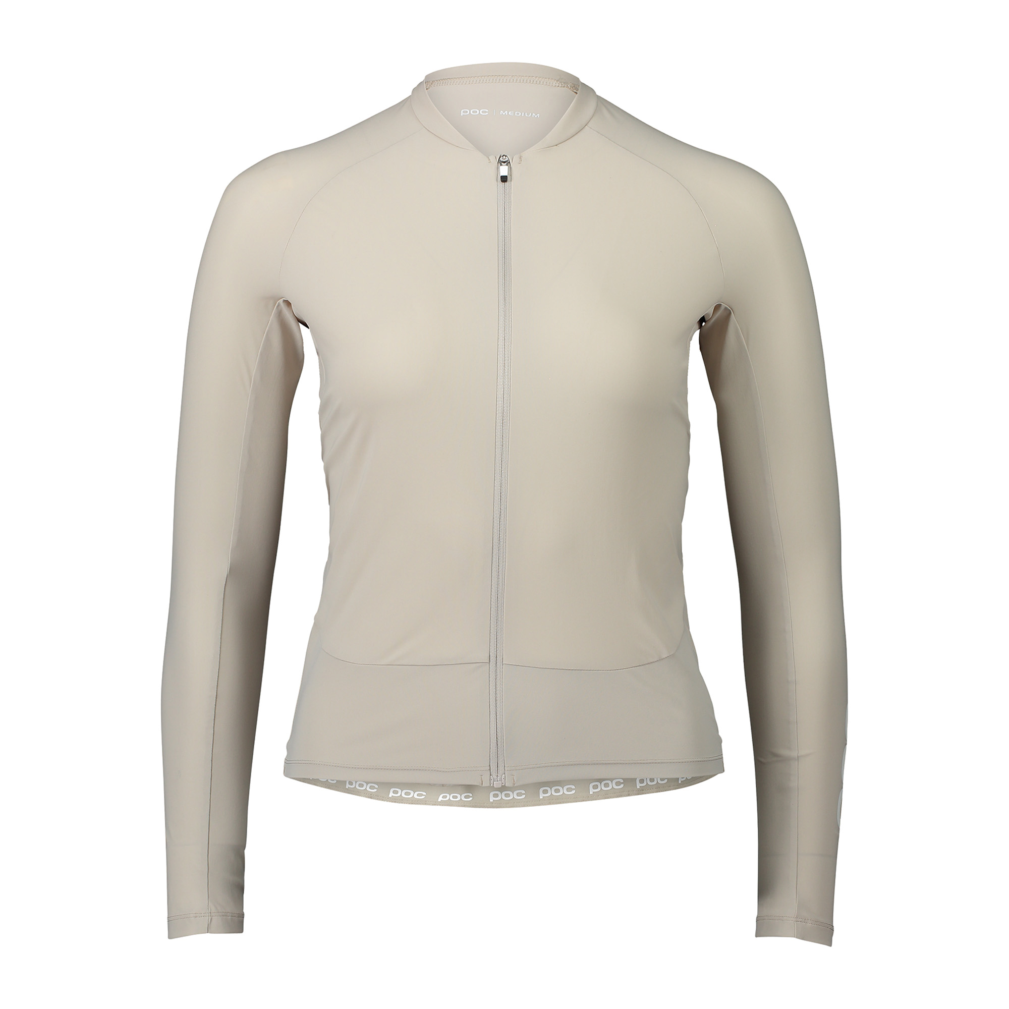 Women's cycling longleeve POC Essential Road light sandstone beige (L)