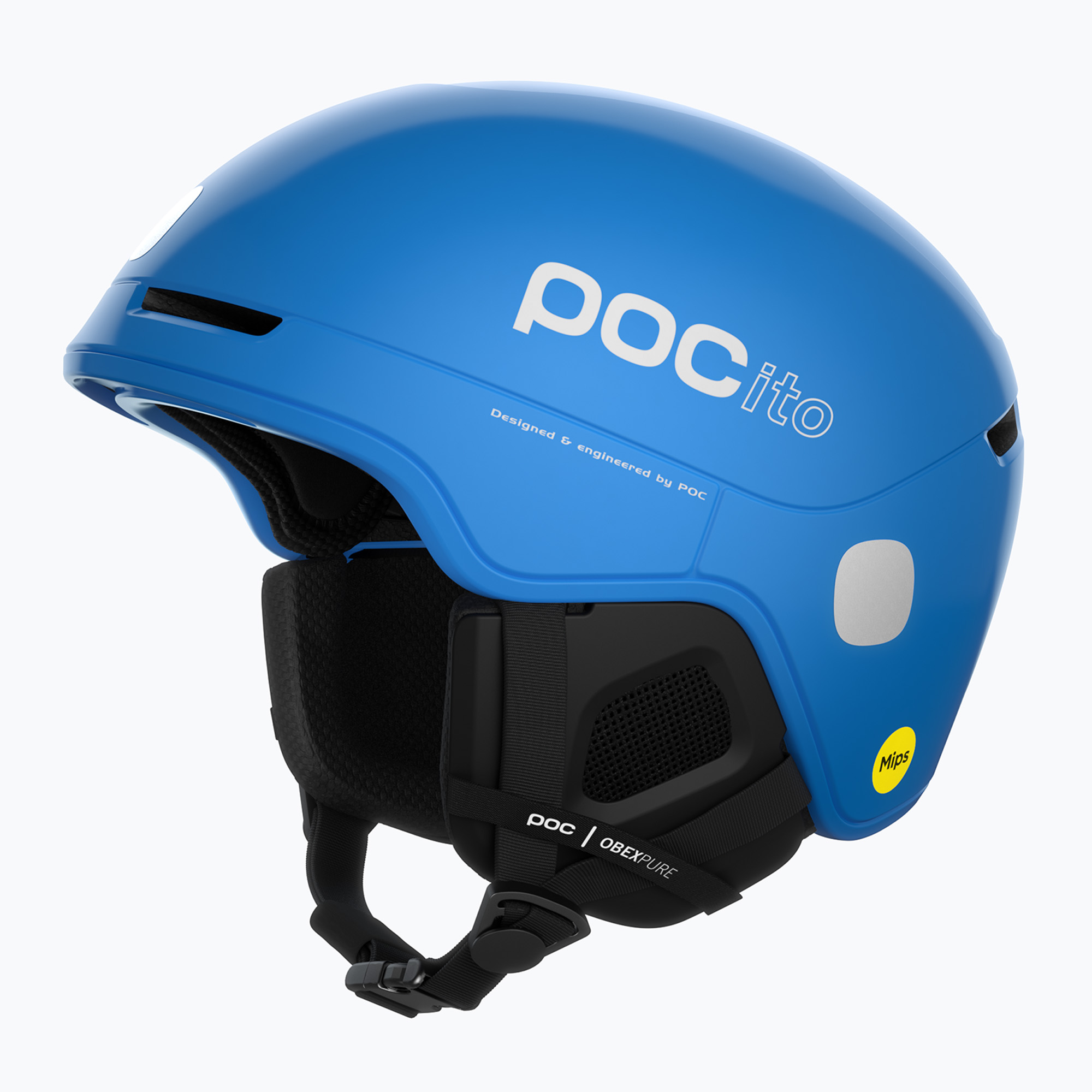 Children's ski helmets POC POCito Obex MIPS fluorescent blue (51-54 cm (XS-S))