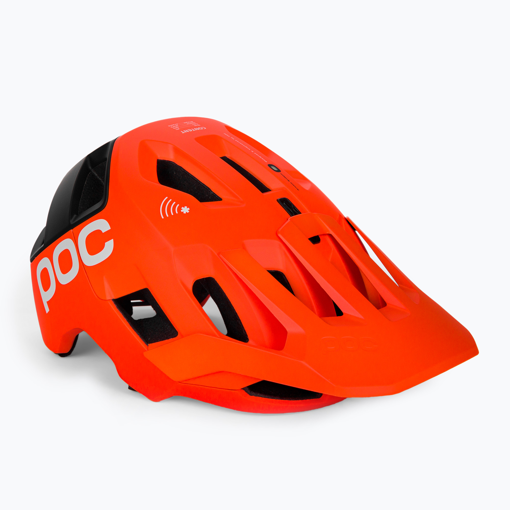 Bicycle helmet POC Kortal Race MIPS fluorescent orange/uranium/black matt (55-58 cm (M-L))