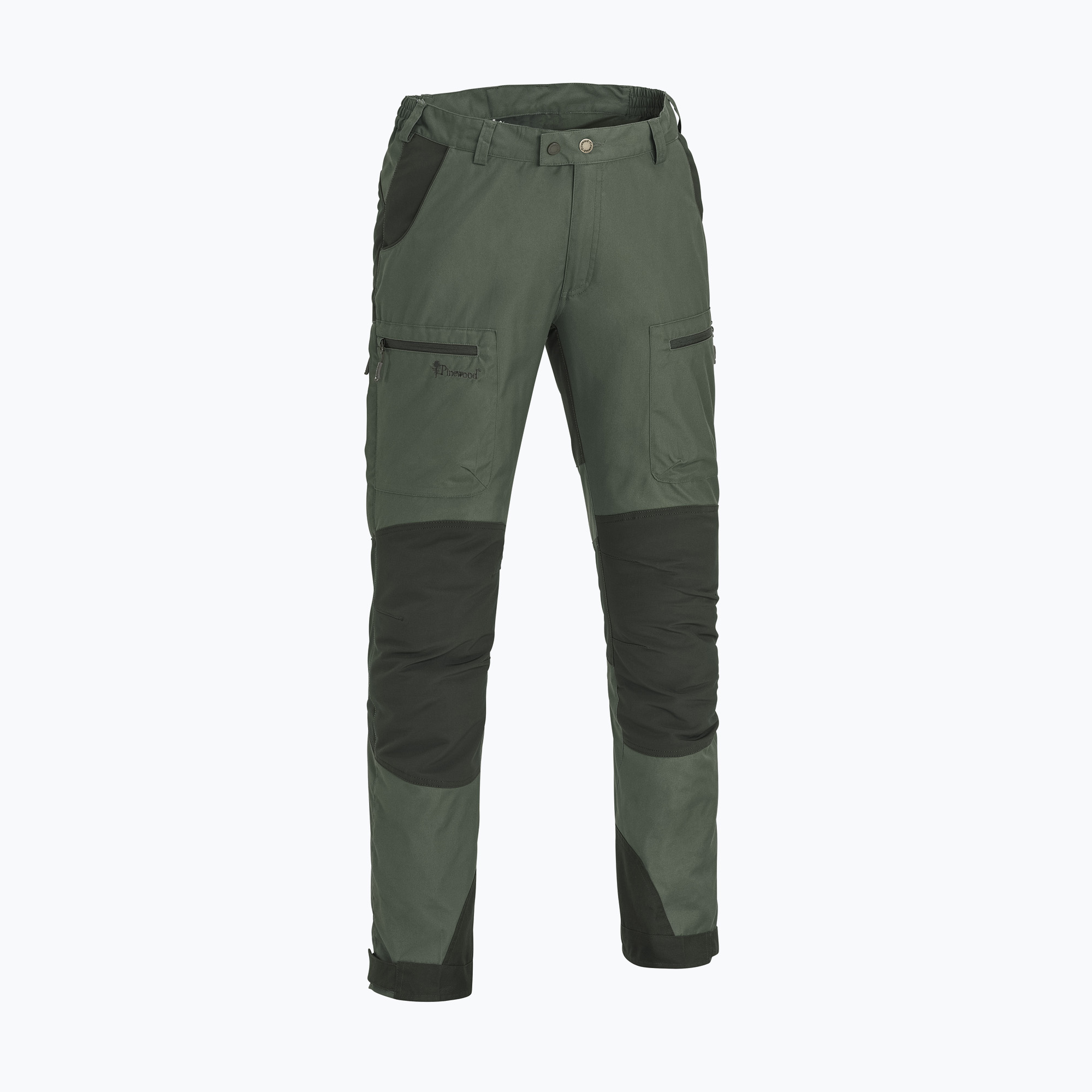 Men's Pinewood Caribou TC midgreen/mossgreen trekking trousers (52)