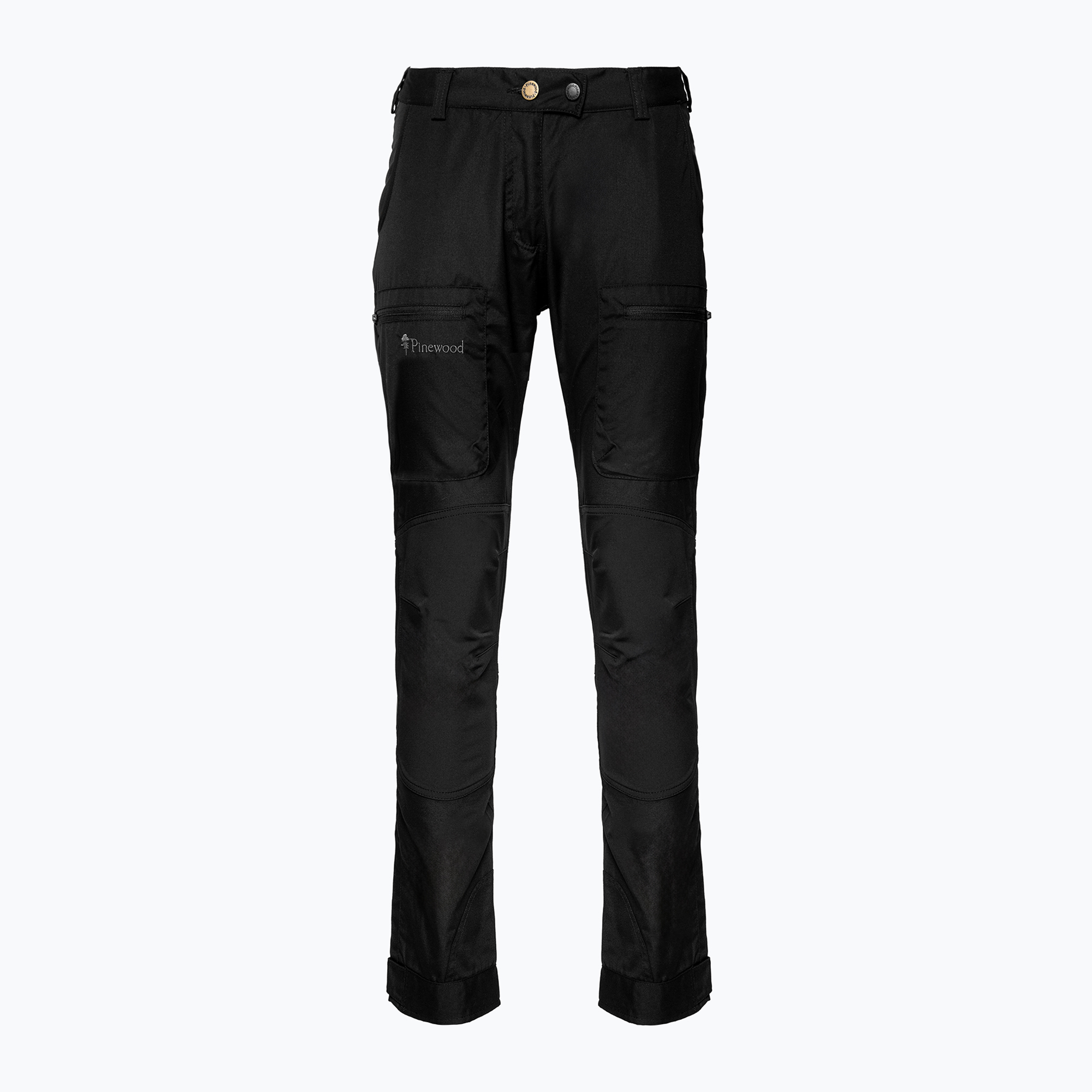Women's trekking trousers Pinewood Caribou TC black/black (40)