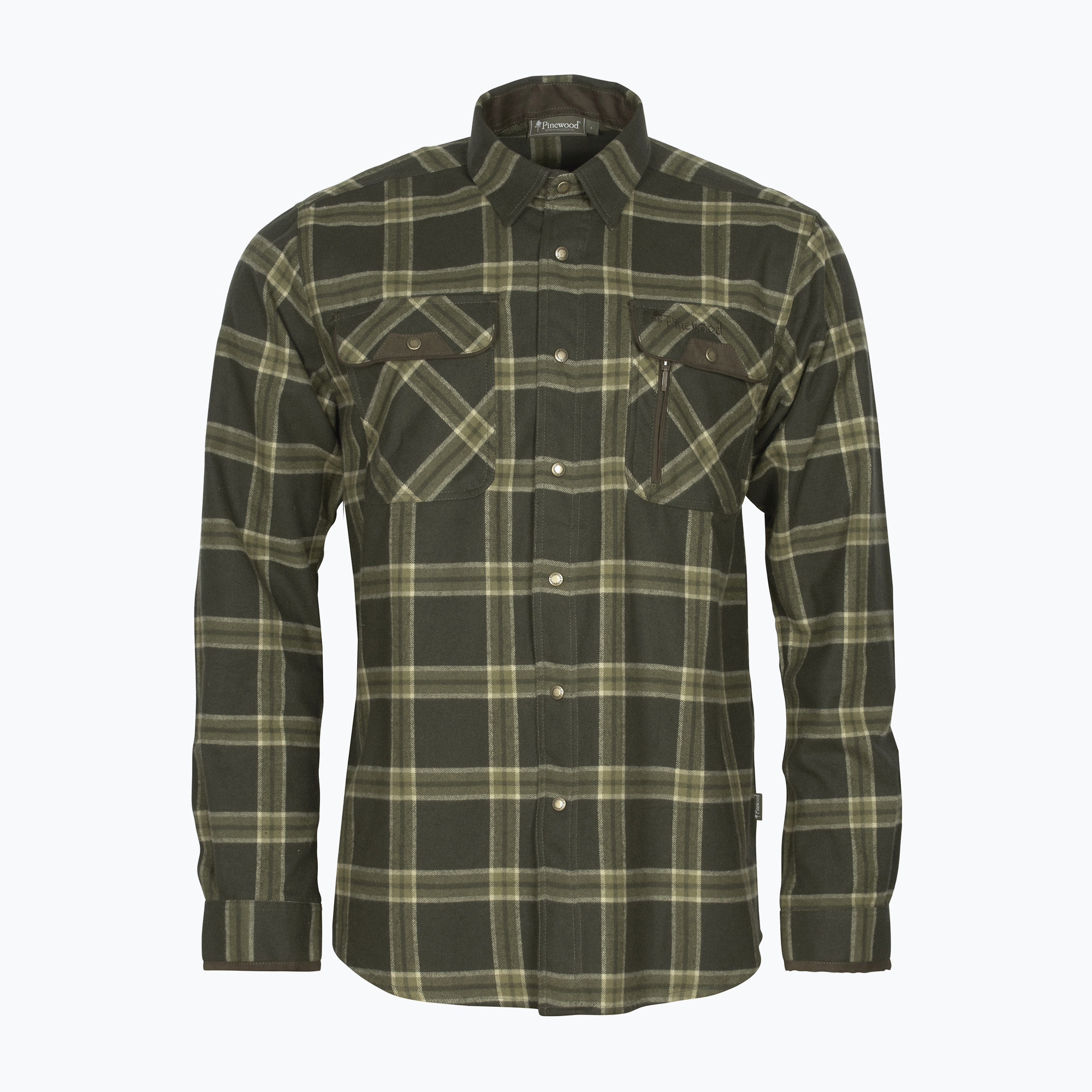 Men's Pinewood Prestwick Exclusive shirt d.green/green (M)