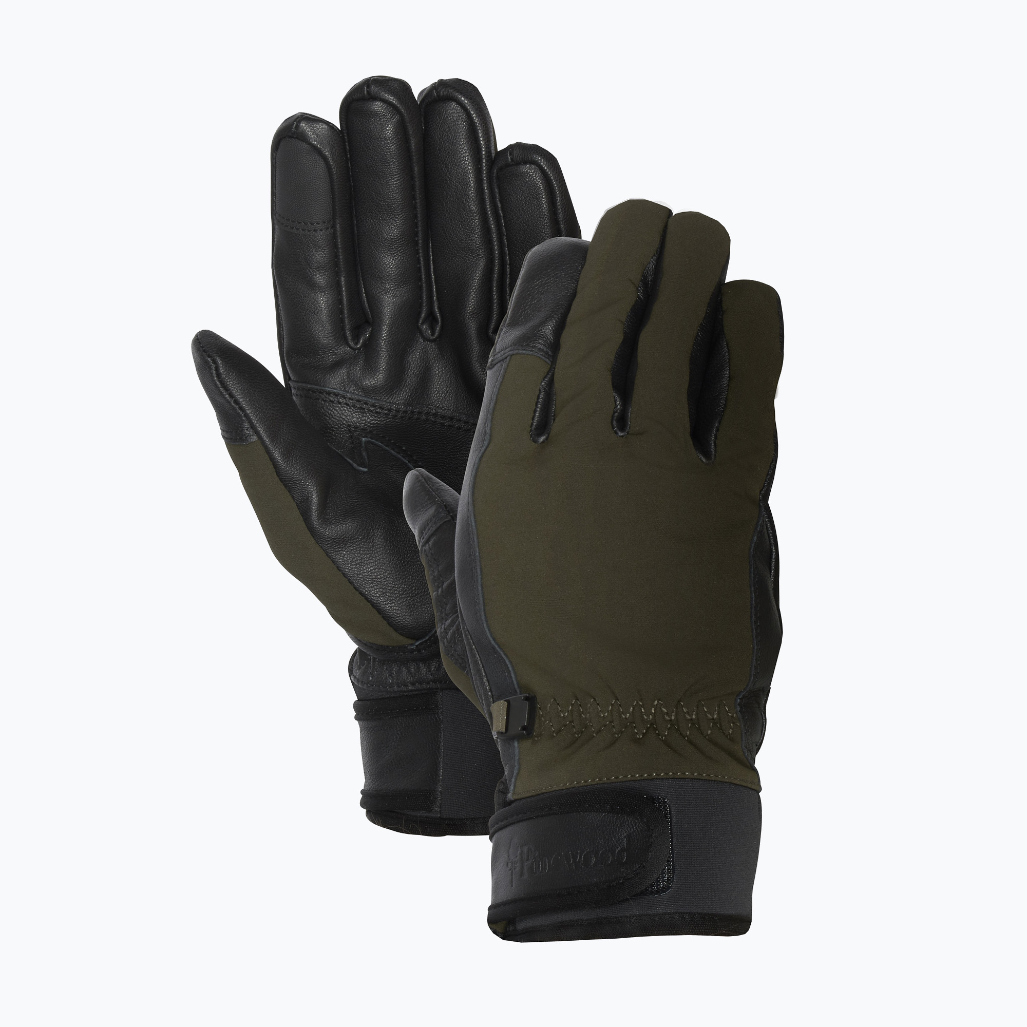 Men's Pinewood Furudal Hunters Glove mossgreen / black trekking gloves (10)