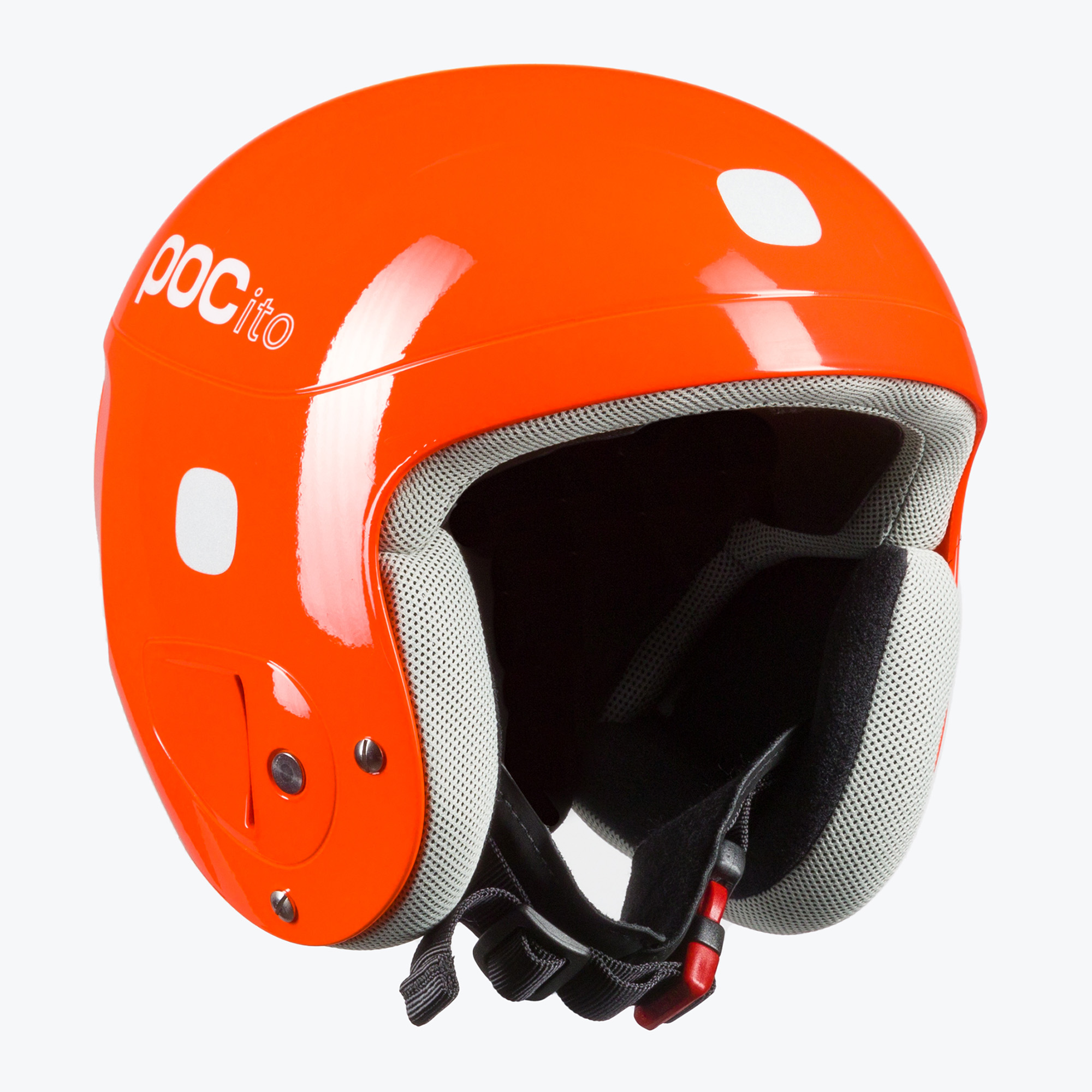 Children's ski helmets POC POCito Skull fluorescent orange (51-54 cm (XS-S))