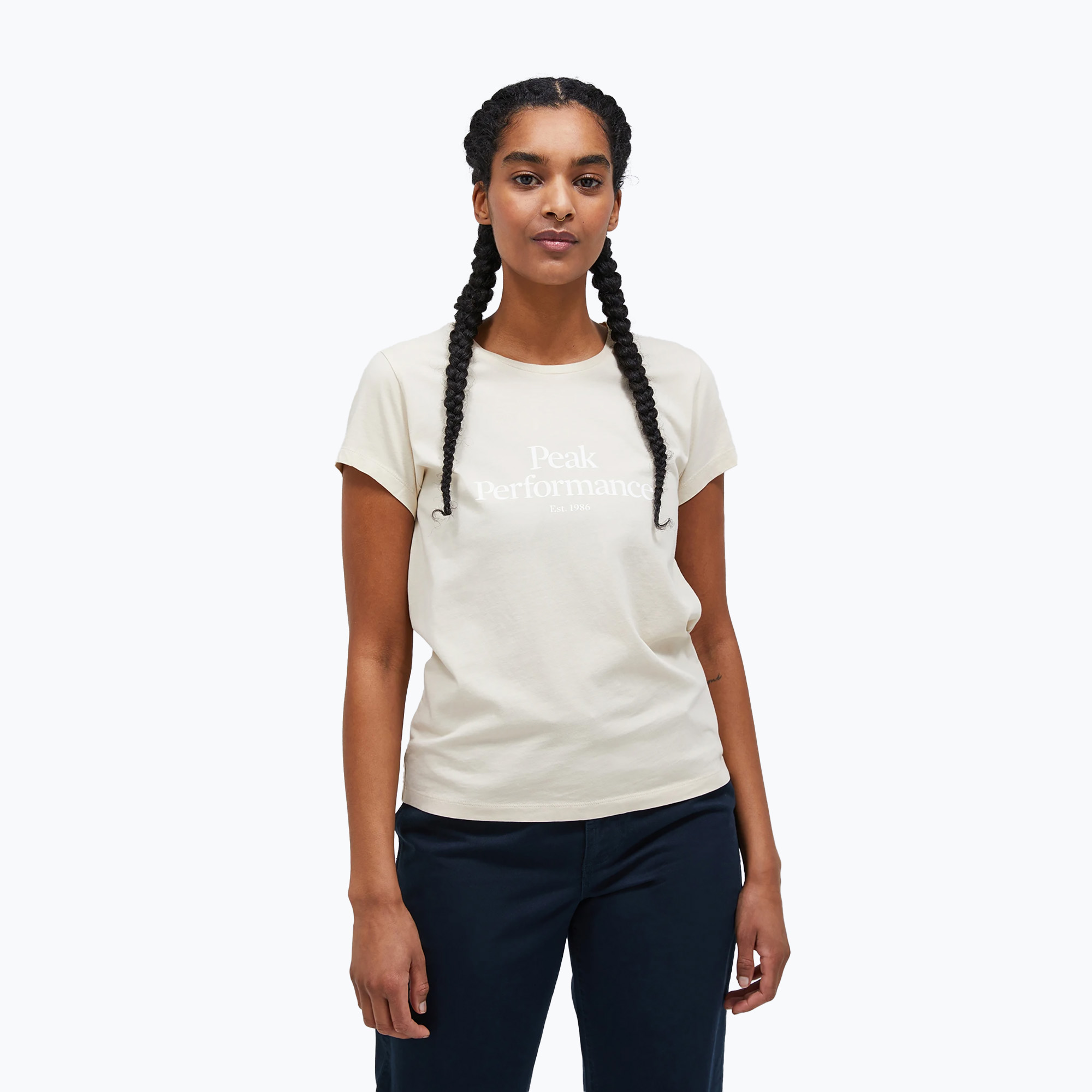 Women's trekking shirt Peak Performance Original beige G77700370 (XS)