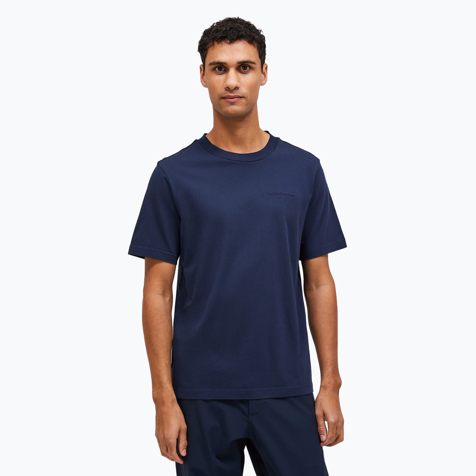 Men's Peak Performance Original Small Logo Tee blue shadow (L)