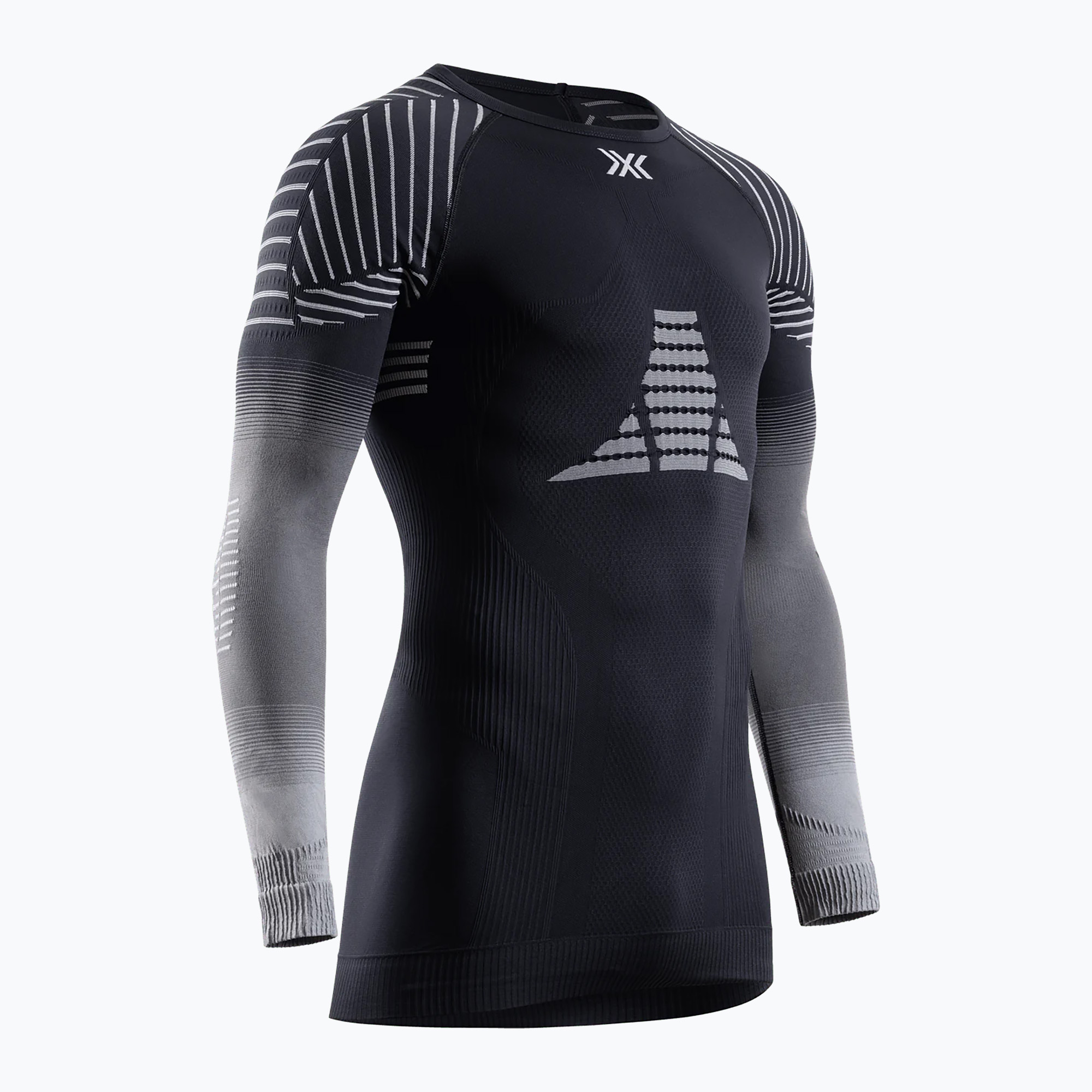 Men's X-Bionic Invent Fx Thermal Longsleeve Shirt black/grey/light grey (S)