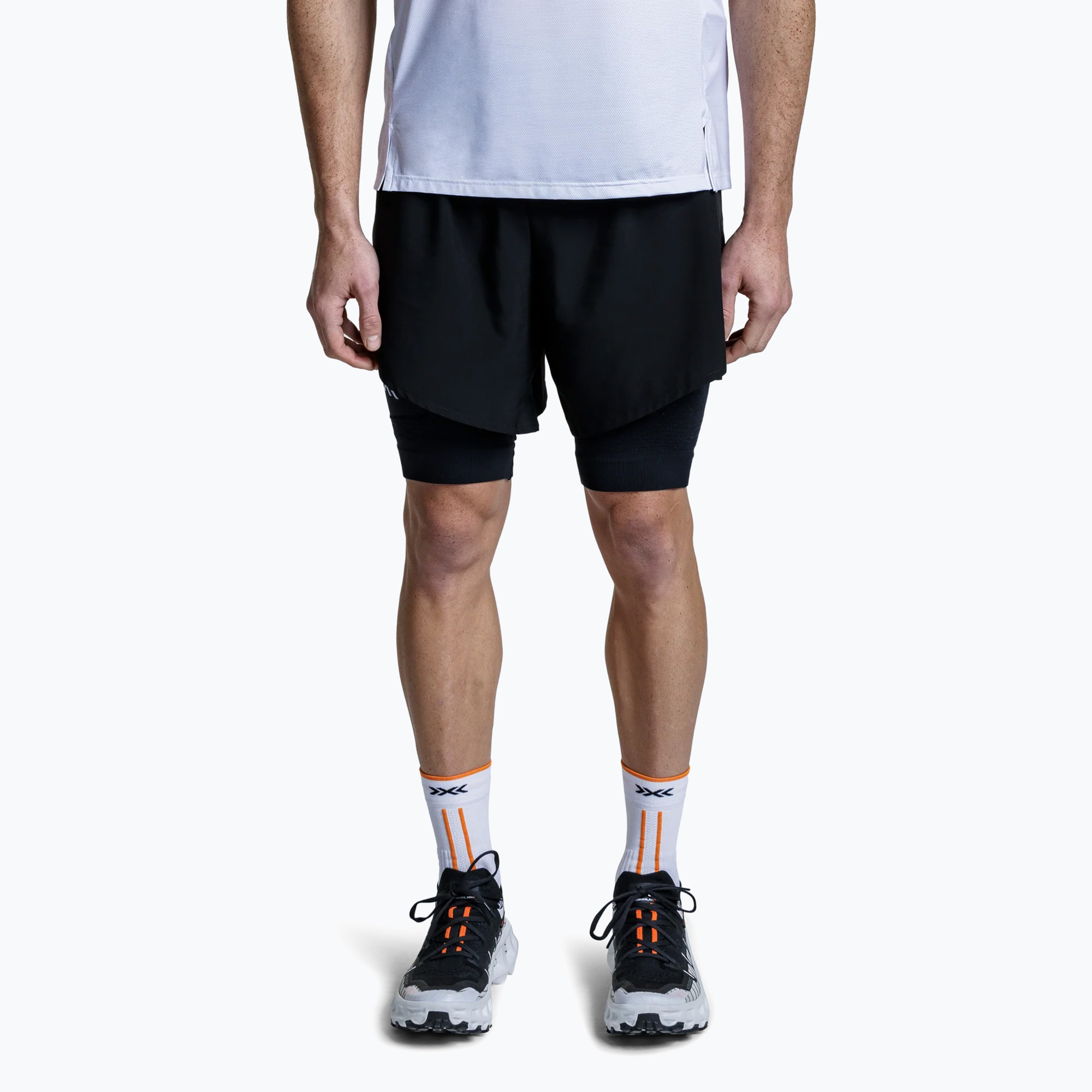 Men's X-Bionic Efektor 2in1 running shorts x black/x black (S)
