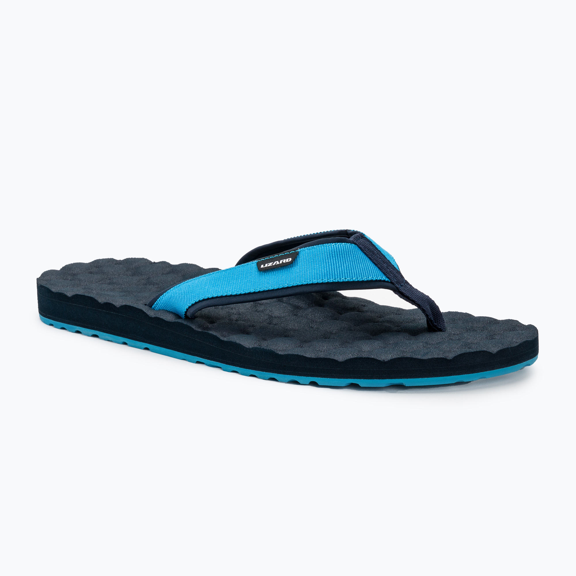 Lizard Way men's flip flops midnight blue/atlantic blue (45 EU)