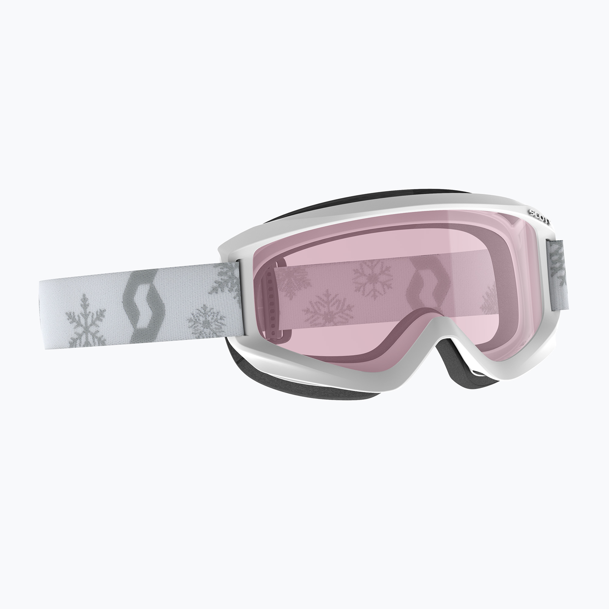 SCOTT Agent white/grey/enhancer children's ski goggles (XS)