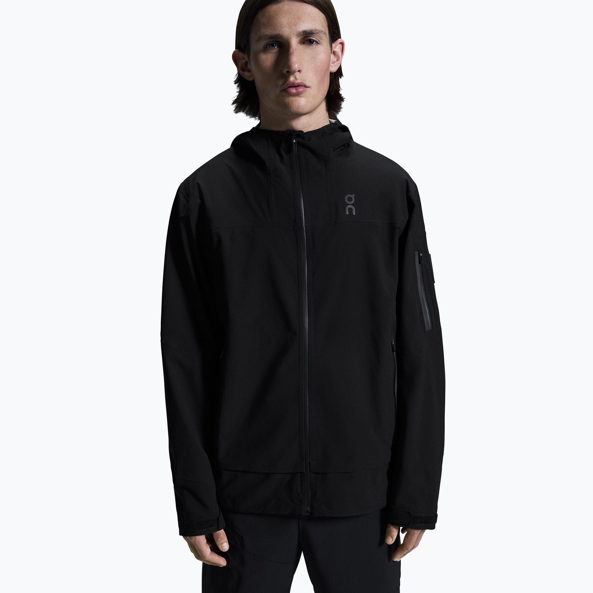 Men's On Running Trek jacket black (XL)