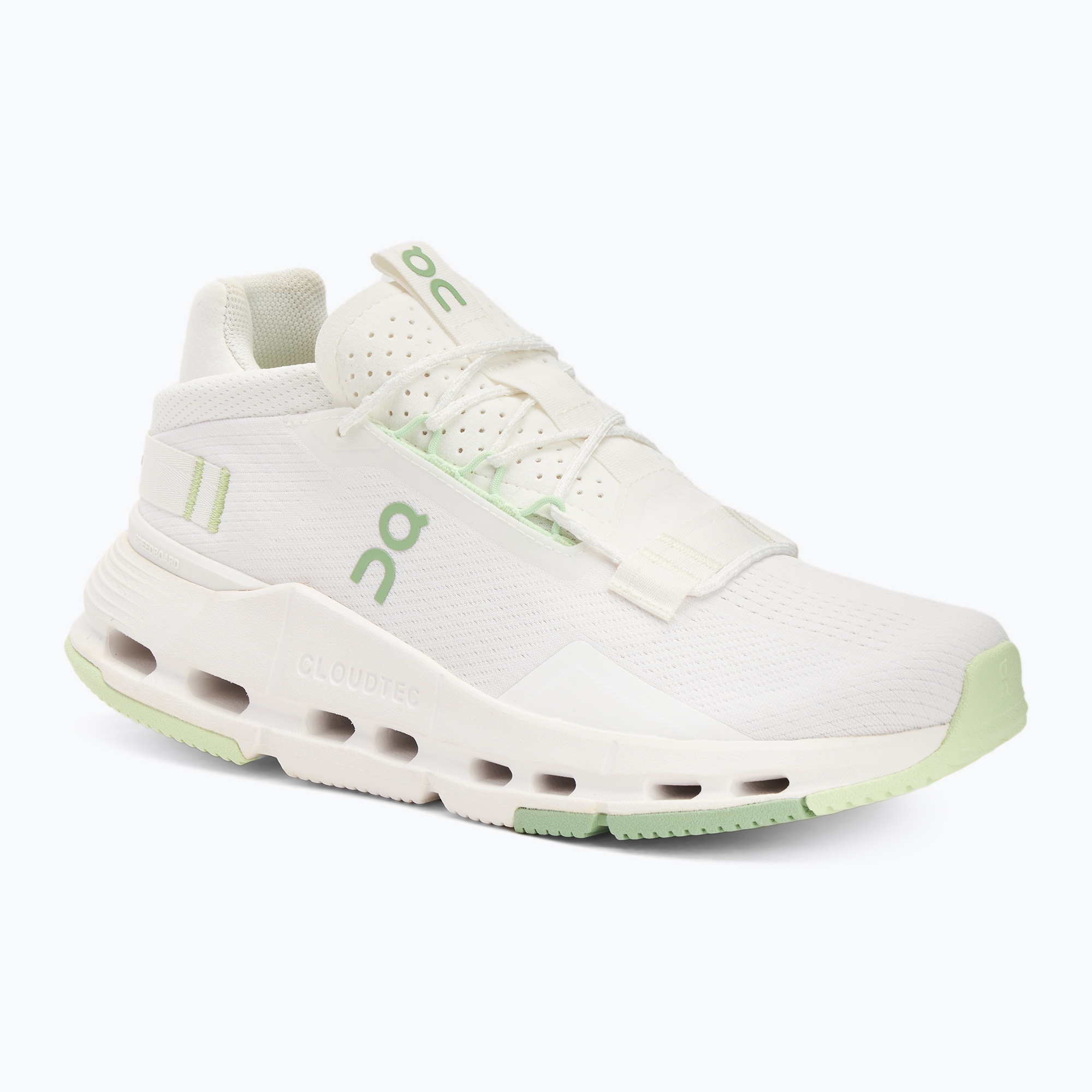 Women's running shoes On Running Cloudnova 2 white/sage (38.5 EU)