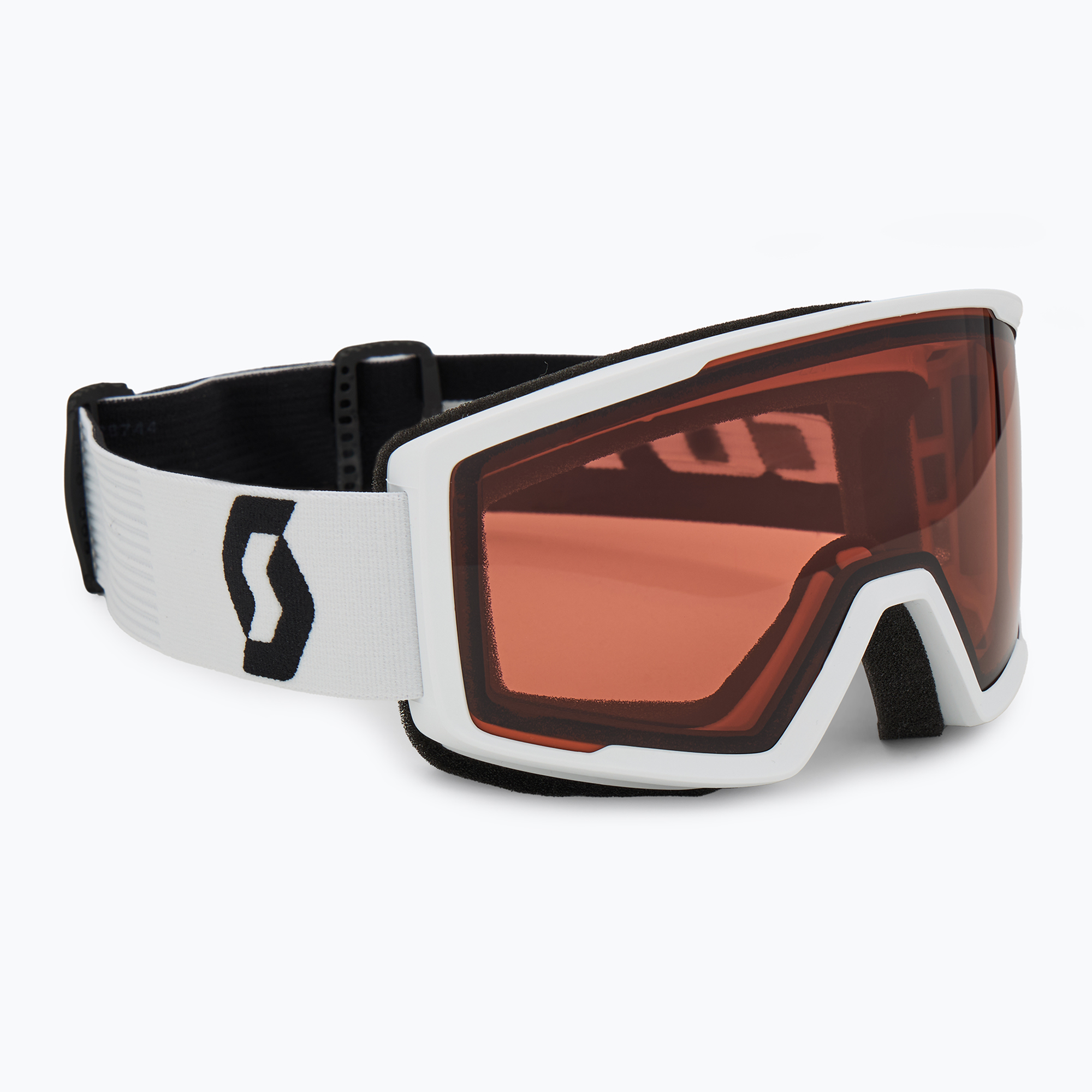 SCOTT Factor mineral ski goggles white/black/enhancer (S-M)