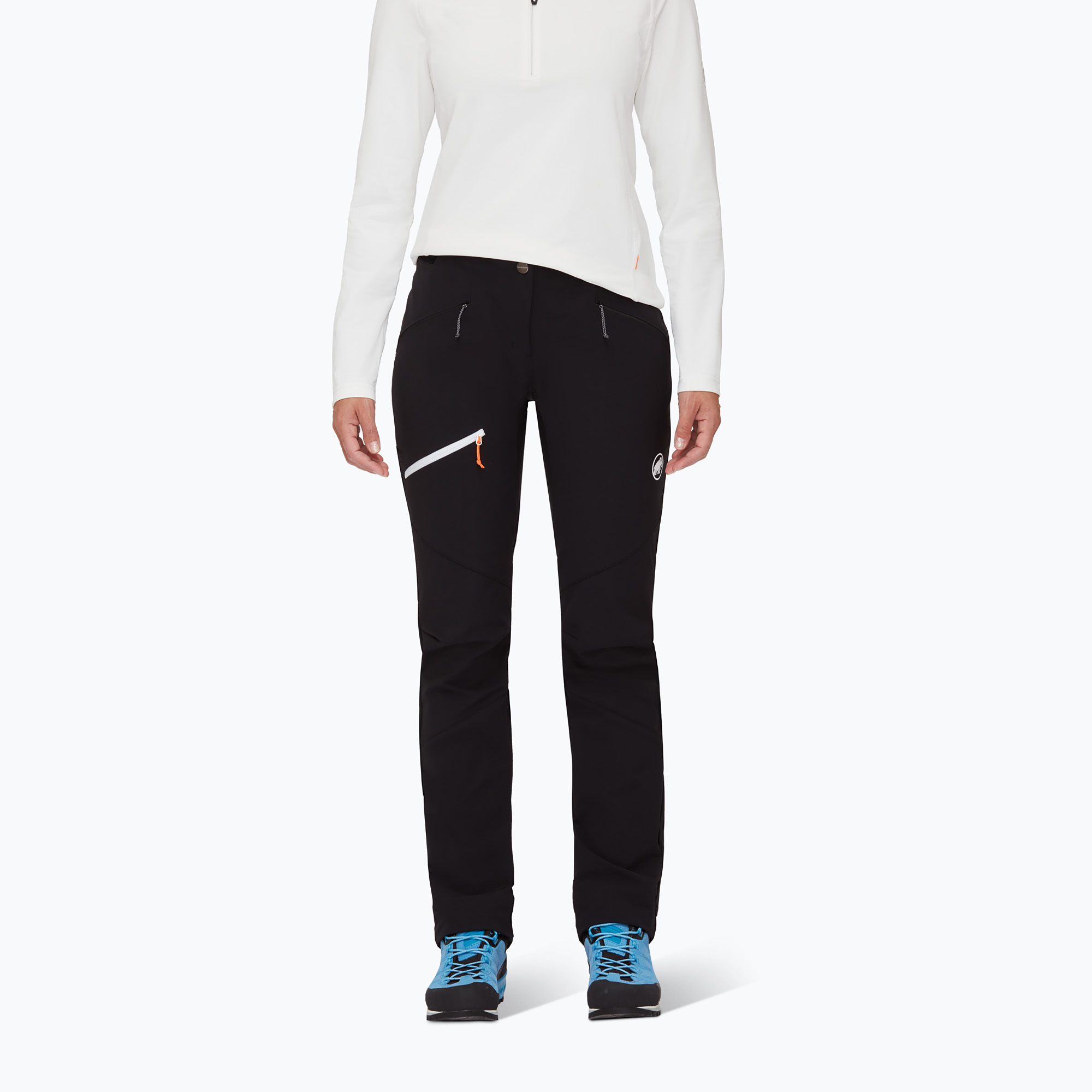 Men's softshell trousers Mammut Taiss SO black (40/R)