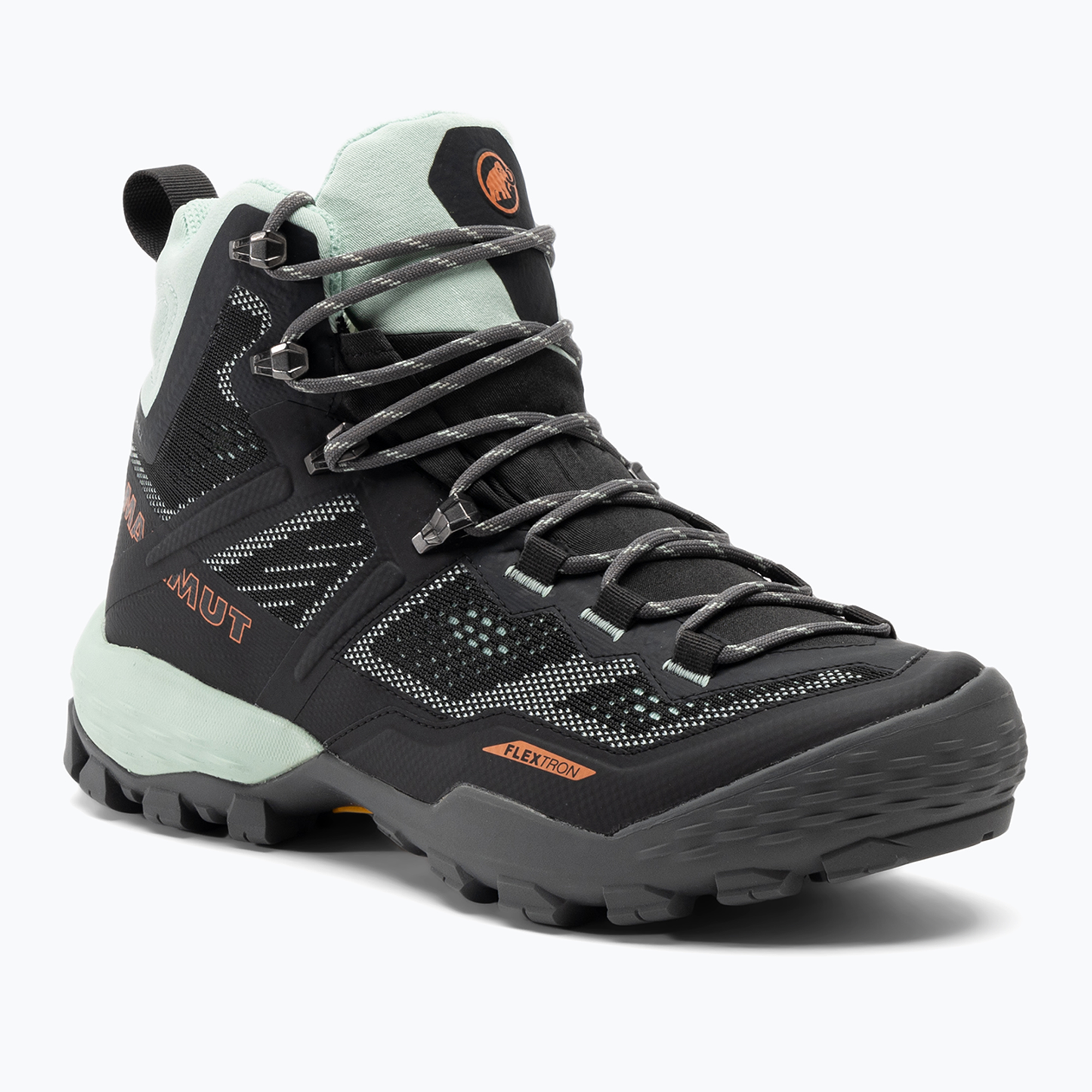 Mammut women's trekking boots Ducan High GTX dark steel/neo mint (39 1/3 EU)