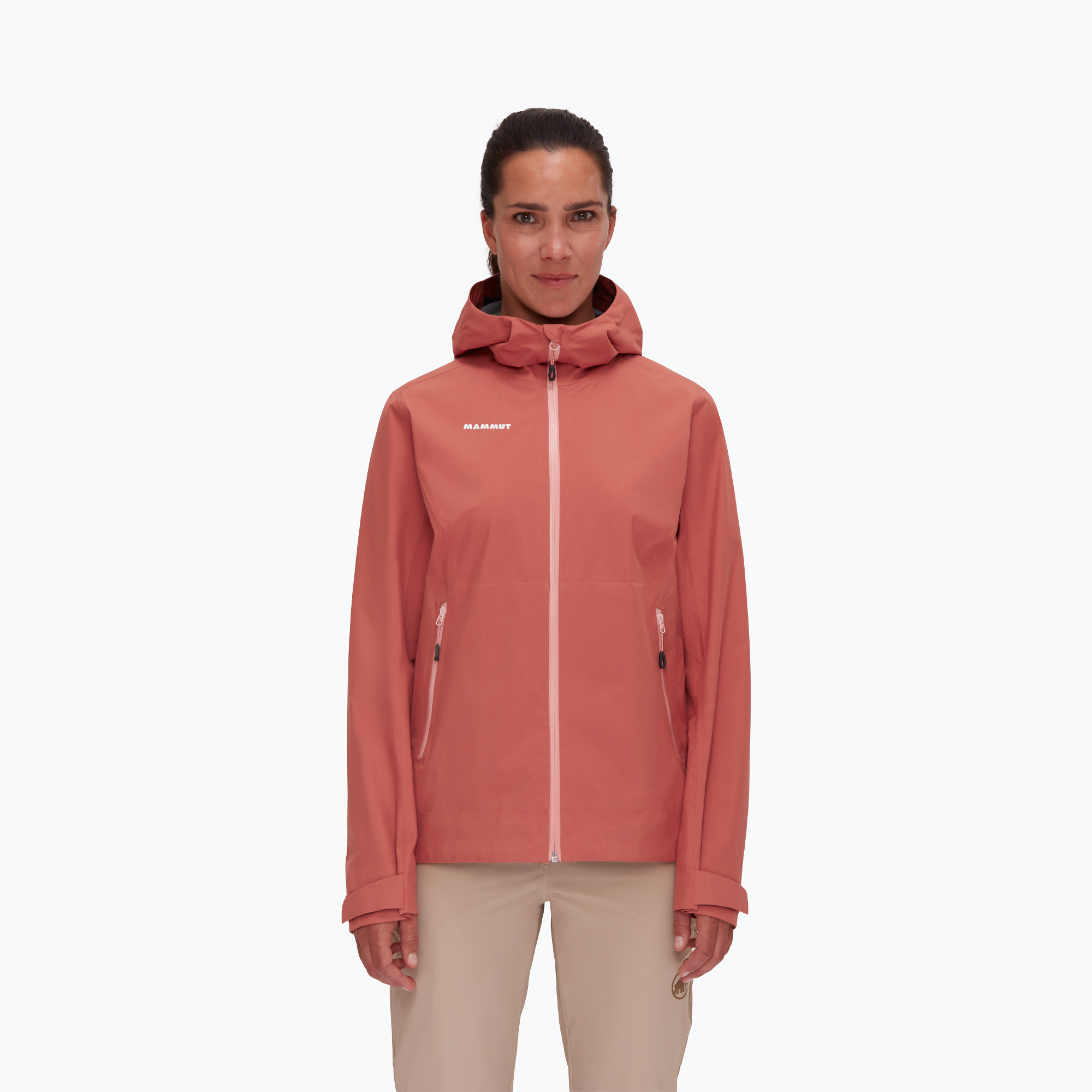 Mammut Alto Light HS brick women's rain jacket (S)