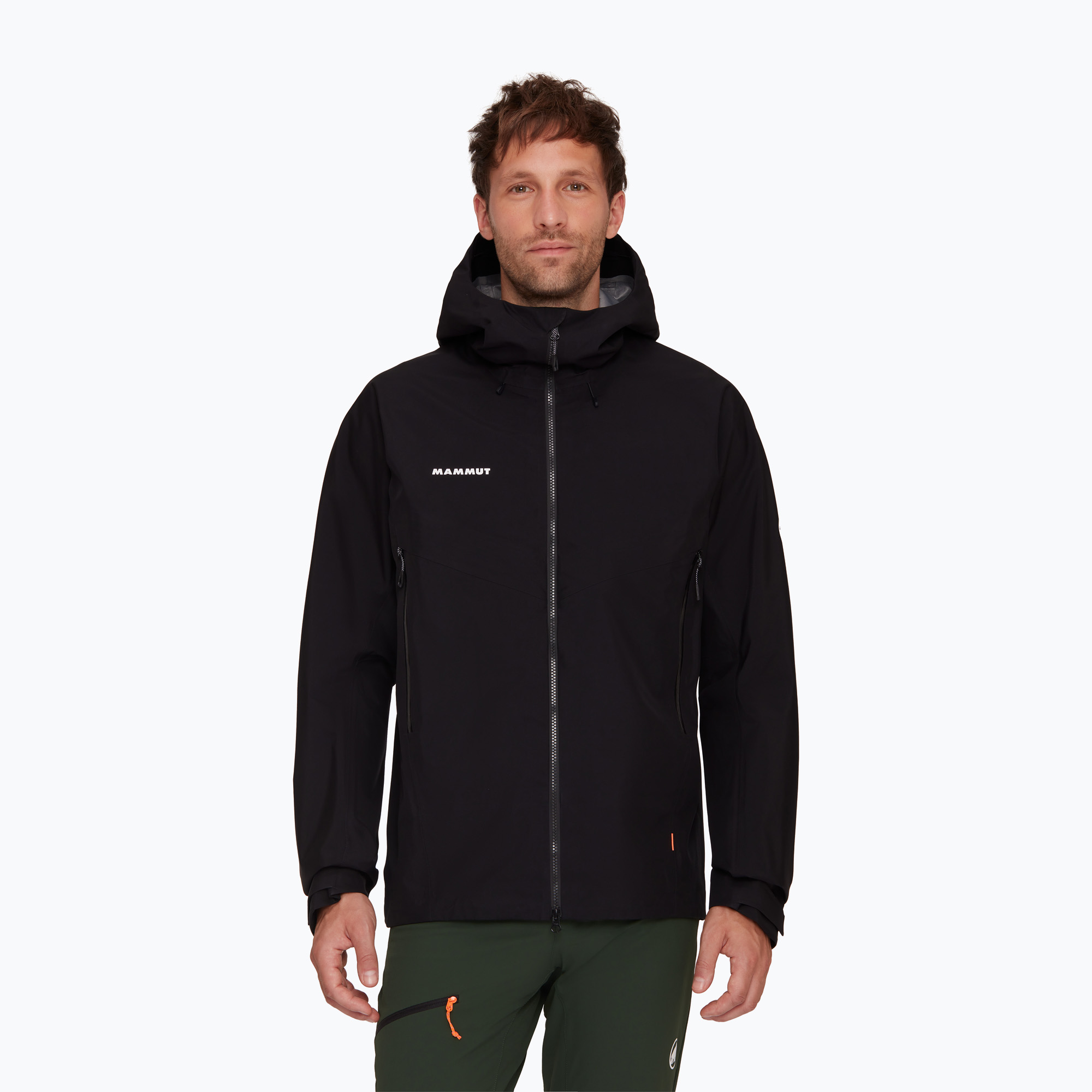 Men's Mammut Crater IV HS Hooded rain jacket black (L)