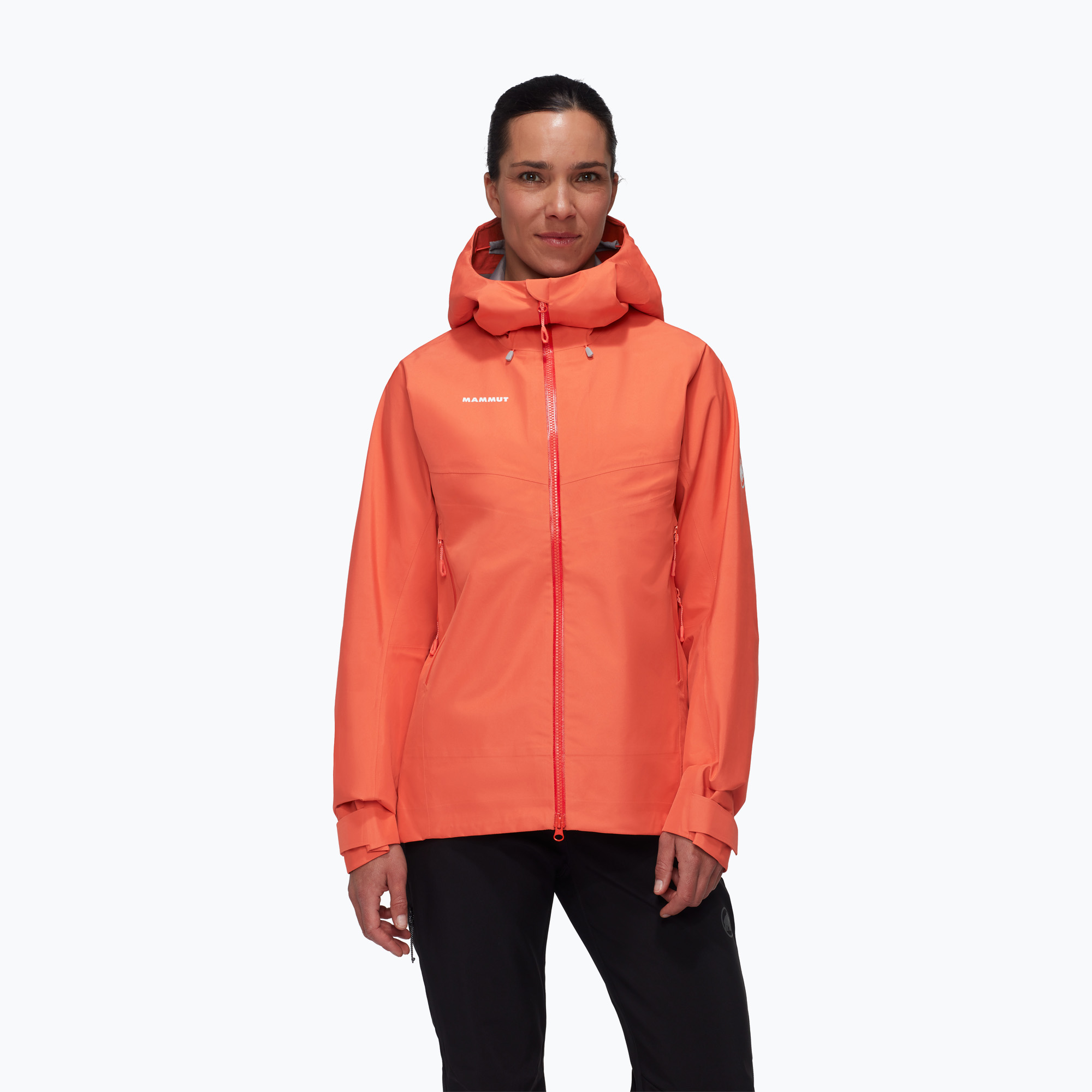 Mammut Crater IV HS Hooded women's rain jacket peach (S)