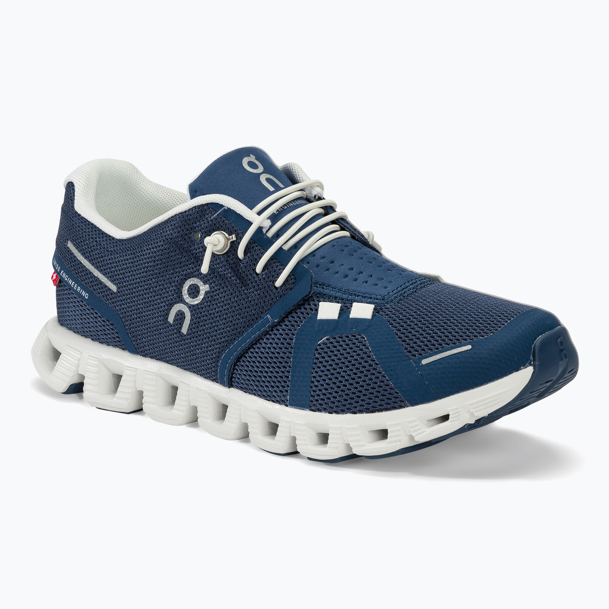 Women's On Running Cloud 5 denim/white running shoes (38.5 EU)