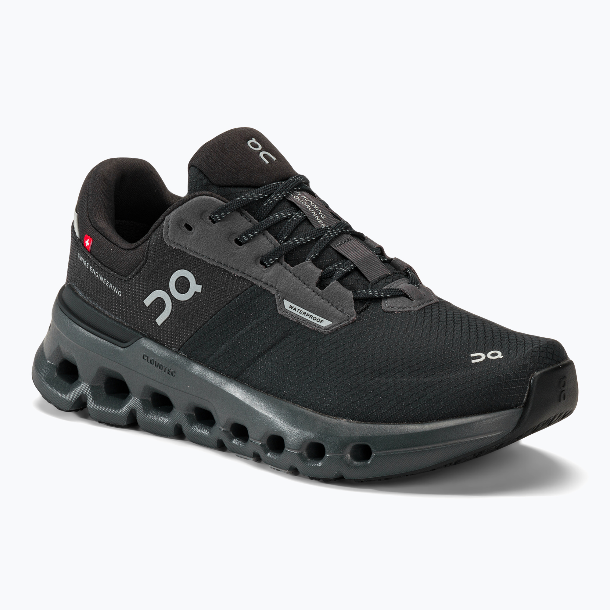 Women's running shoes On Running Cloudrunner 2 Waterproof magnet/black (38 EU)