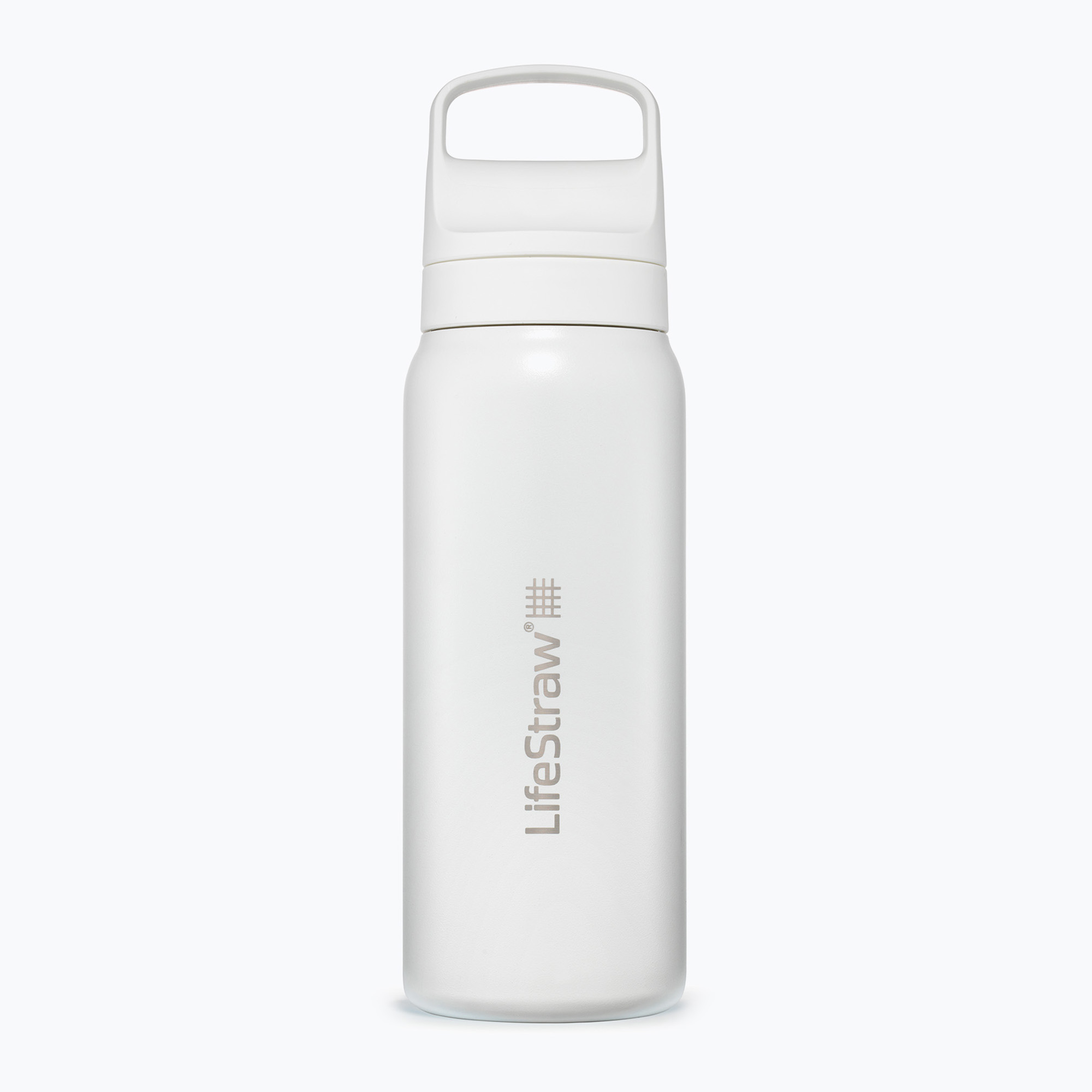 Lifestraw Go 2.0 Steel travel bottle with filter 700 ml white