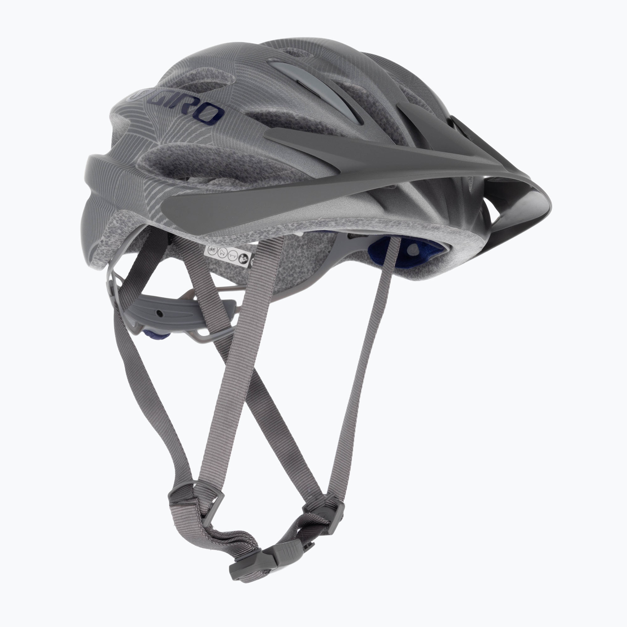 Giro Verona titanium tonal lines bicycle helmet (50-57 cm)