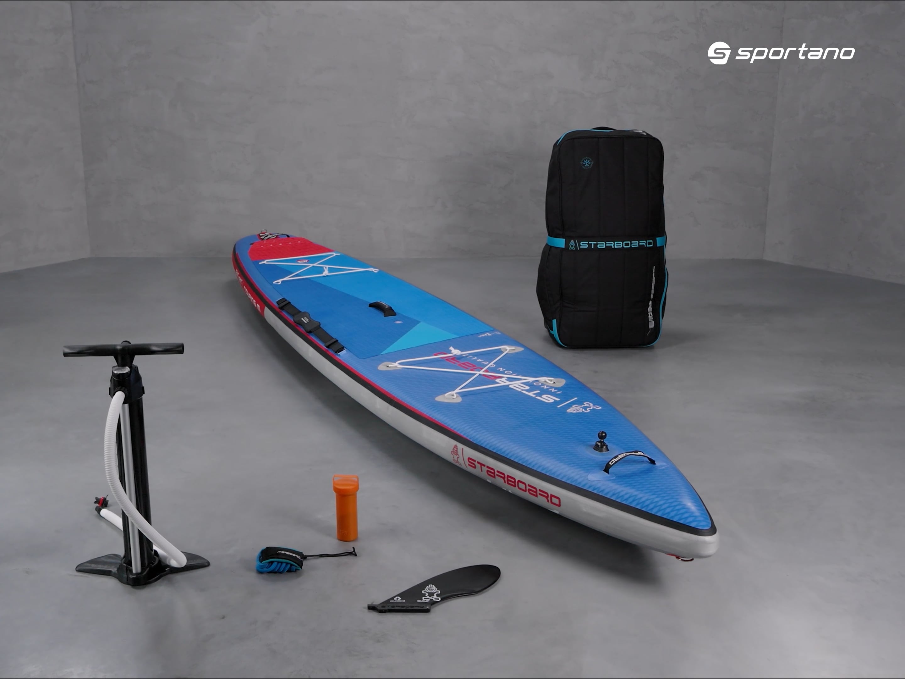 Starboard Touring M 12'6'' SUP board blue
