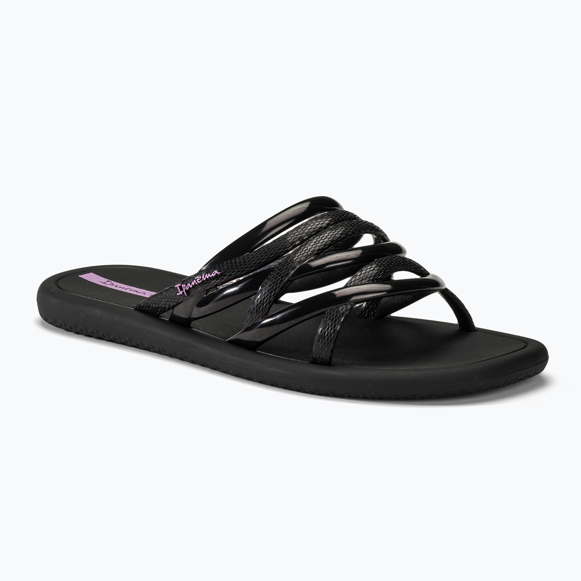 Ipanema Meu Sol black/lilac women's slides (38 EU)