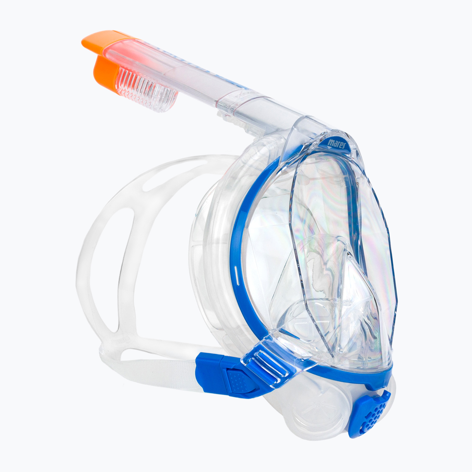 Mares Sea VU Dry + blue/clear diving mask 411260 (S-M)