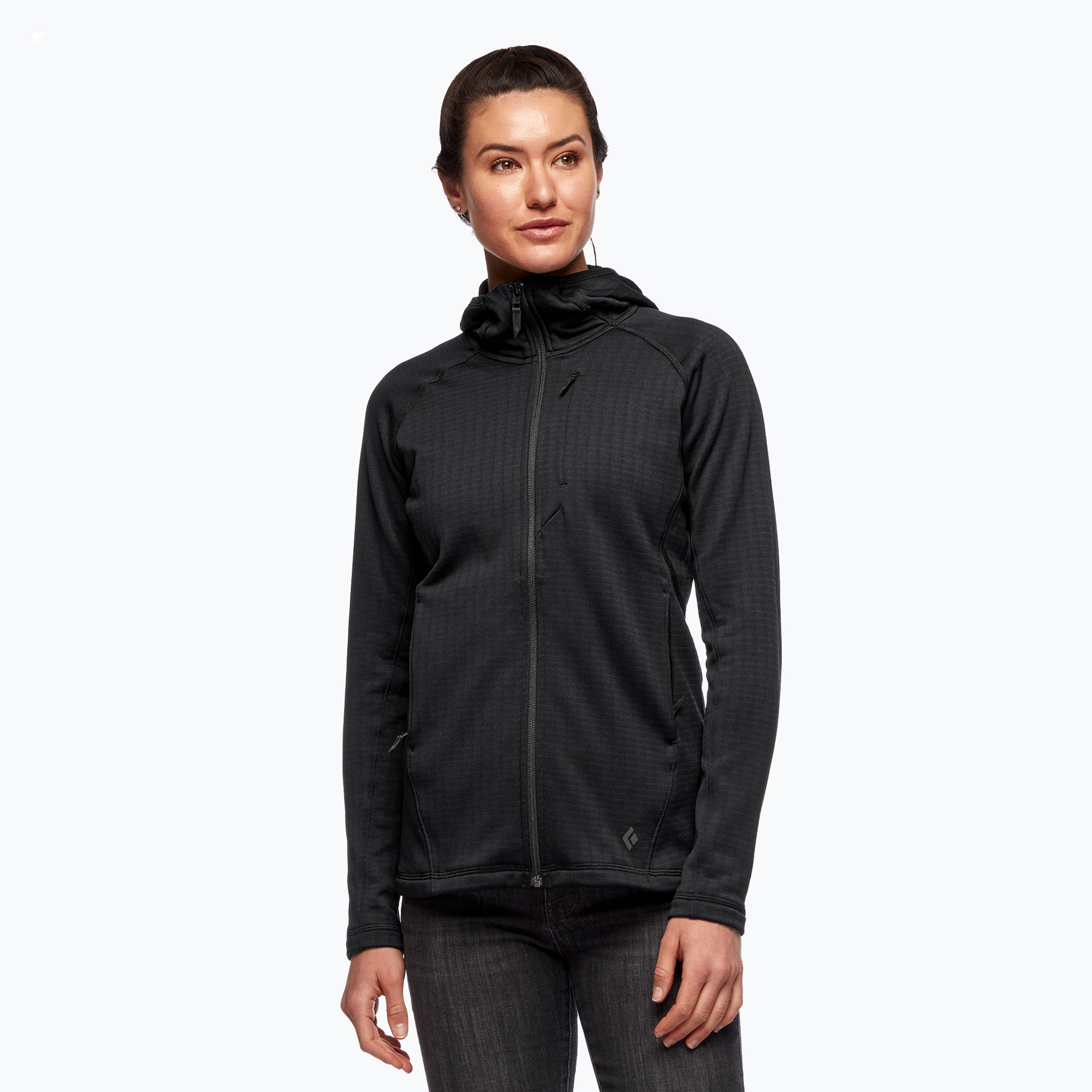 Women's trekking jacket Black Diamond Factor Hoody black AP7440800002 (XL)