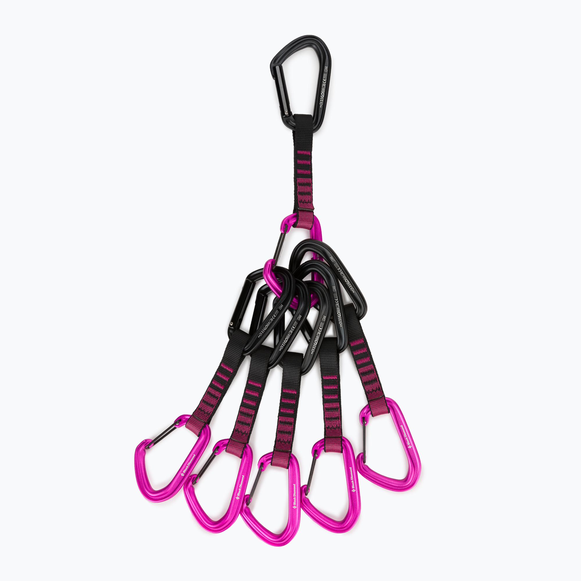 Black Diamond Hotforge Hybrid Quickpack climbing express set 6 pcs. 12 cm pink BD3811236015ALL1 (12 cm)