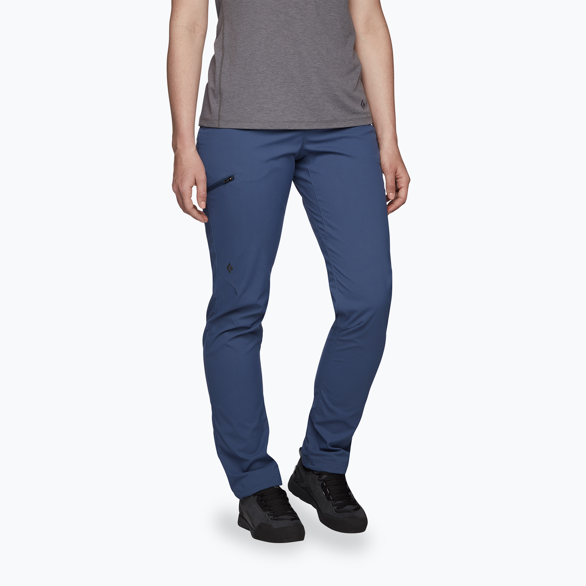 Women's climbing trousers Black Diamond Technician Alpine blue AP75013440140081