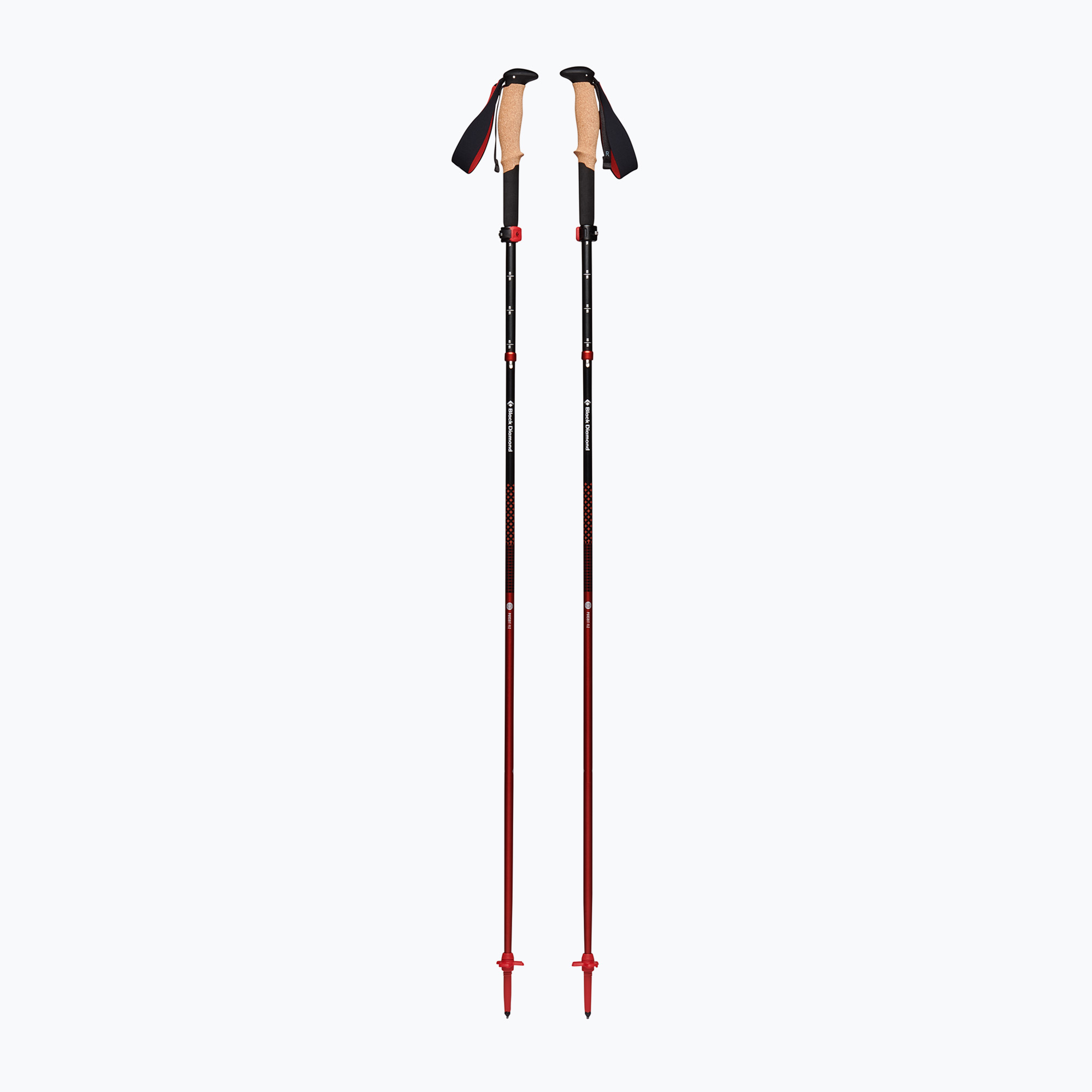 Black Diamond Pursuit Flz Trekking poles black / acetate