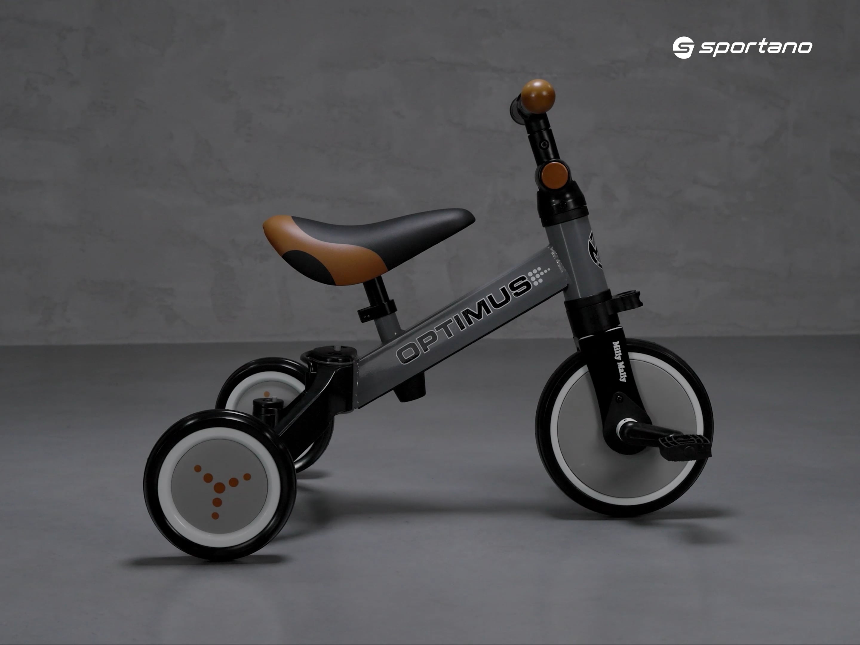 Milly Mally 3in1 tricycle Optimus grey 3968