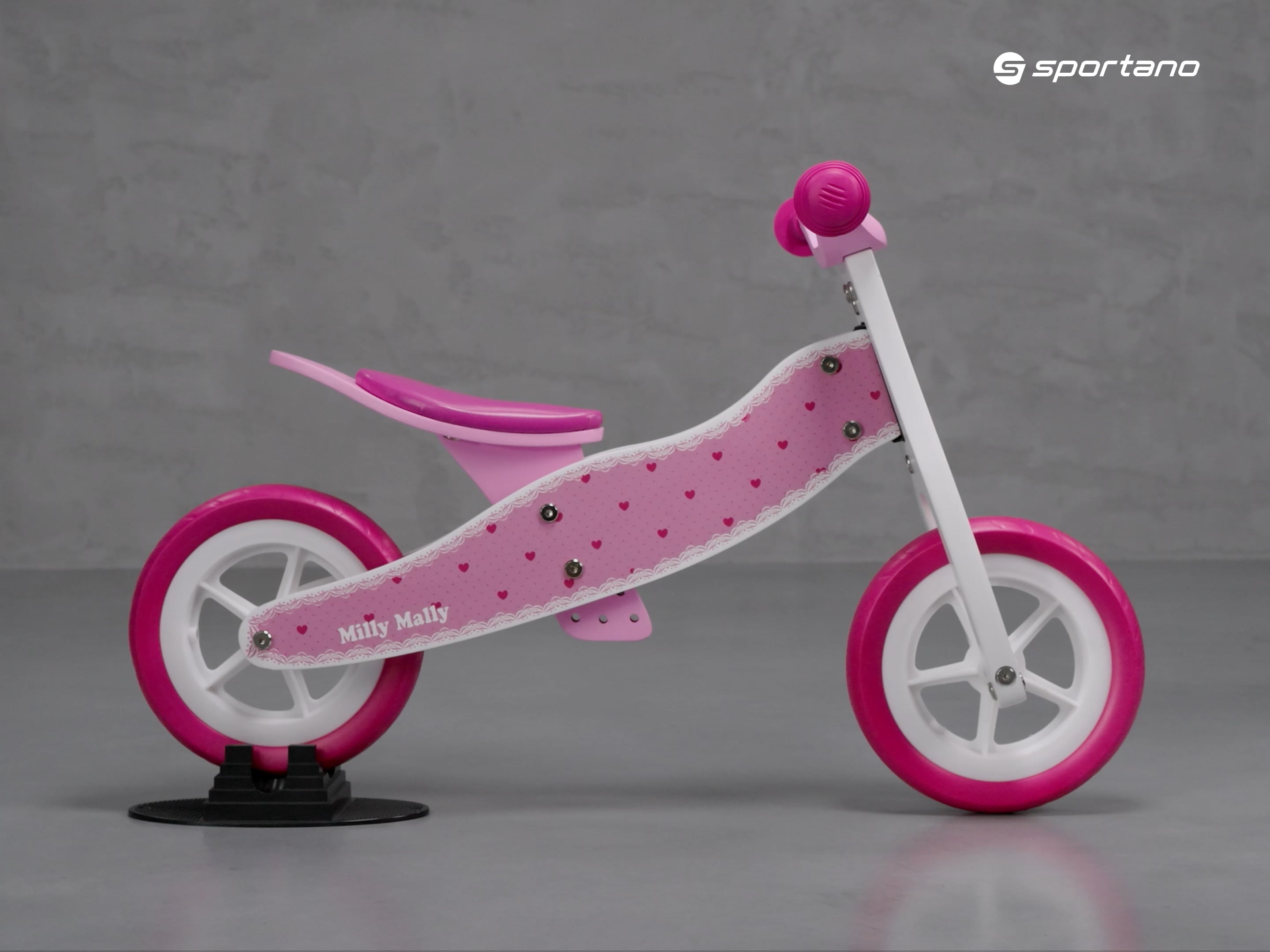 Milly Mally 2in1 tricycle Look pink 2772