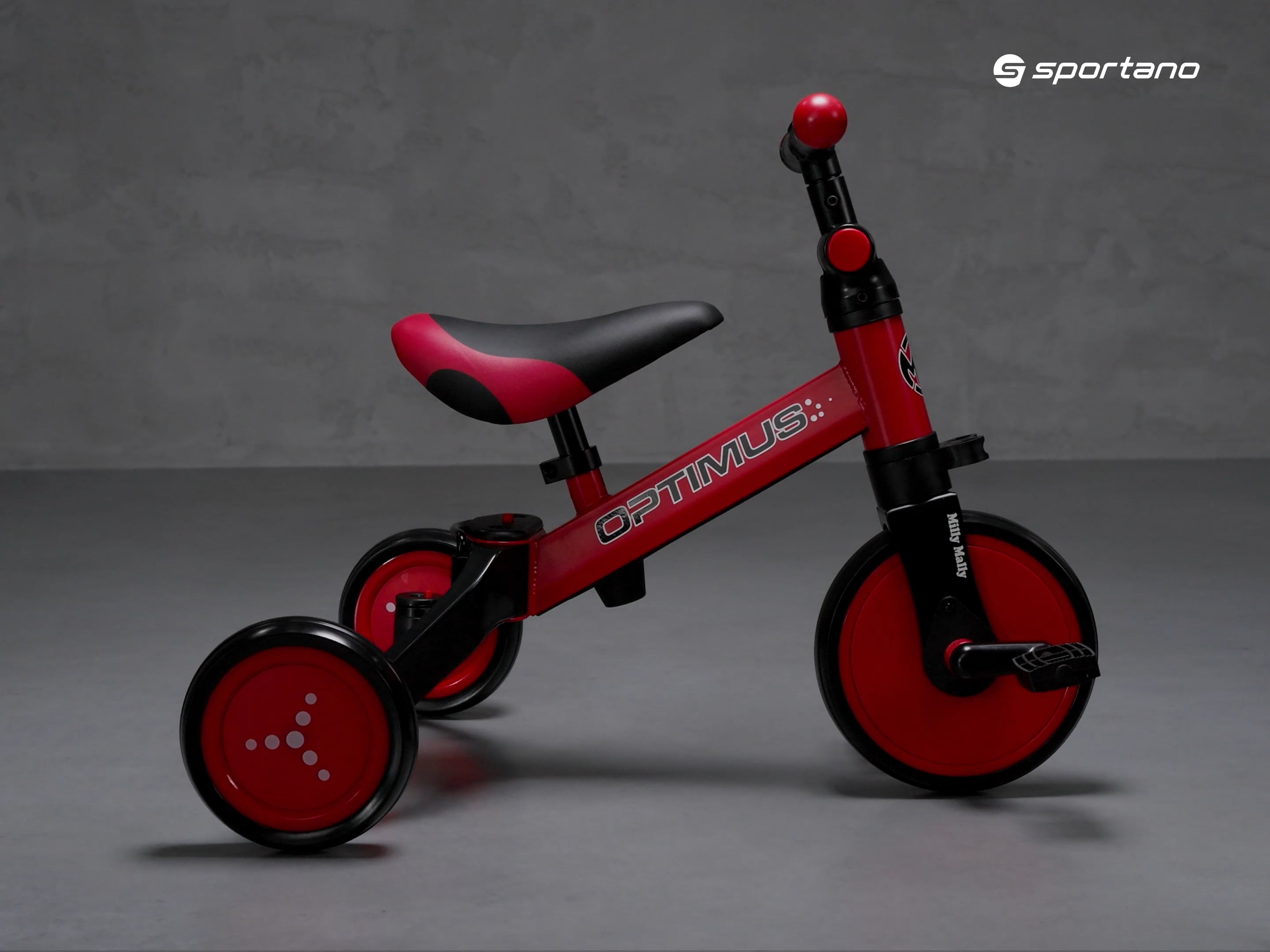 Milly Mally 3-in-1 cross-country tricycle Optimus red 2712