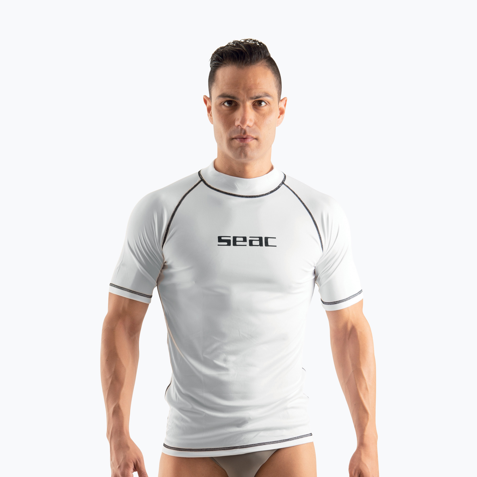 Men's SEAC T-Sun swim shirt white (XL)