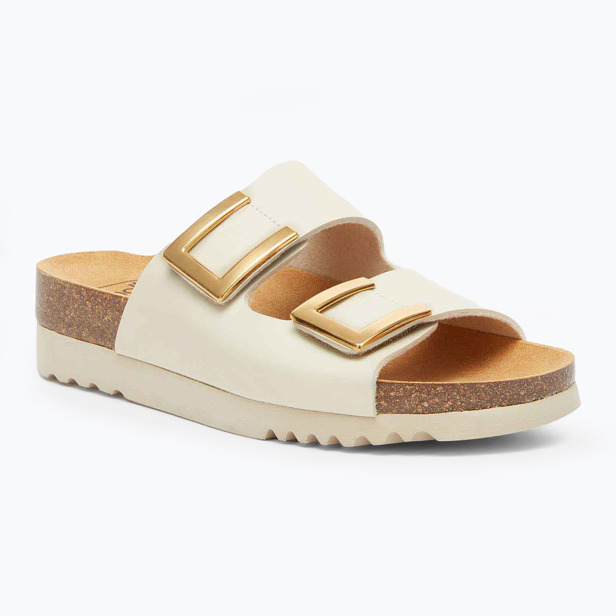 Women's flip-flops Scholl Monterey 2 Straps Ad Med ivory (40 EU)