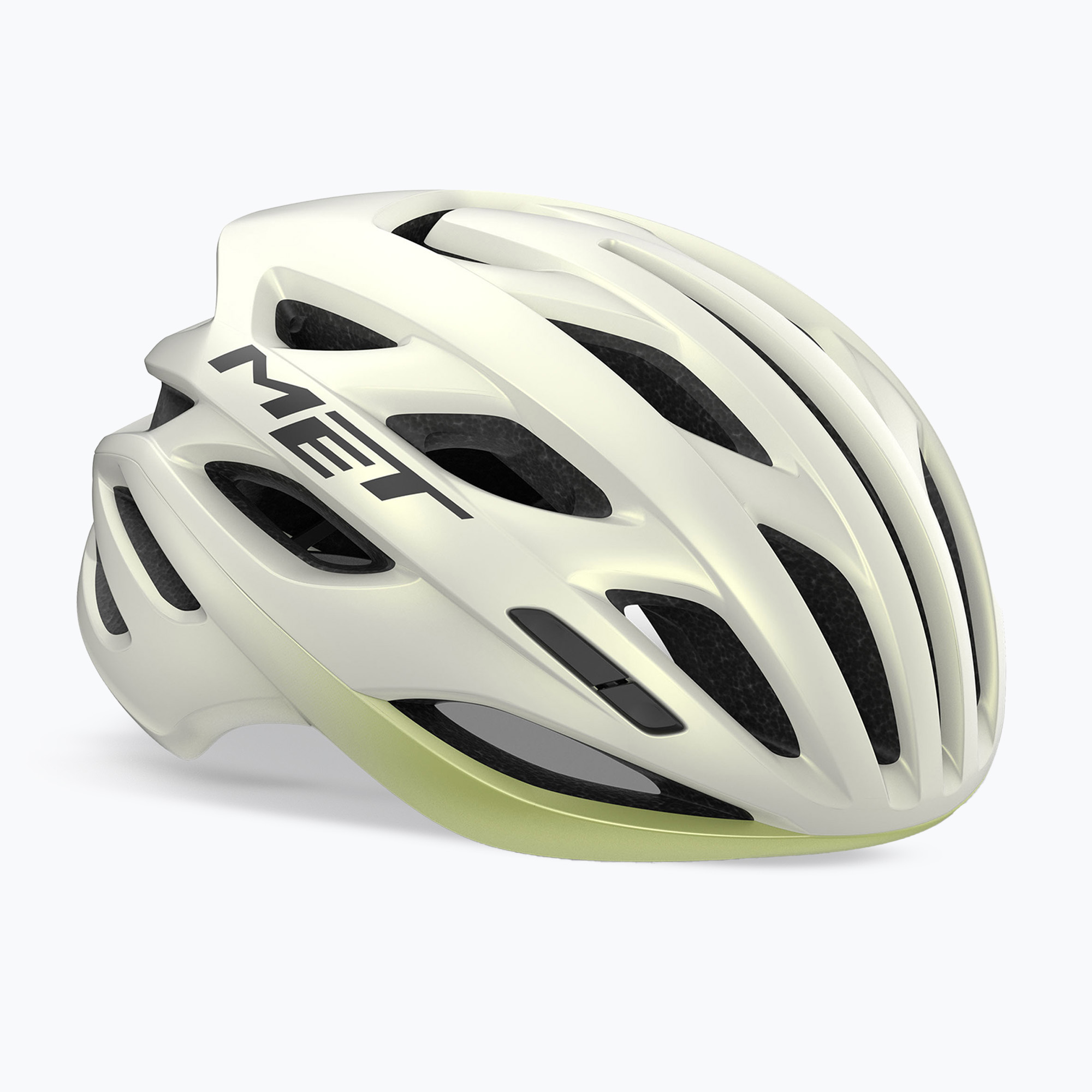 MET Estro Mips vanilla ice/lime matt bicycle helmet (56-58 cm (M))