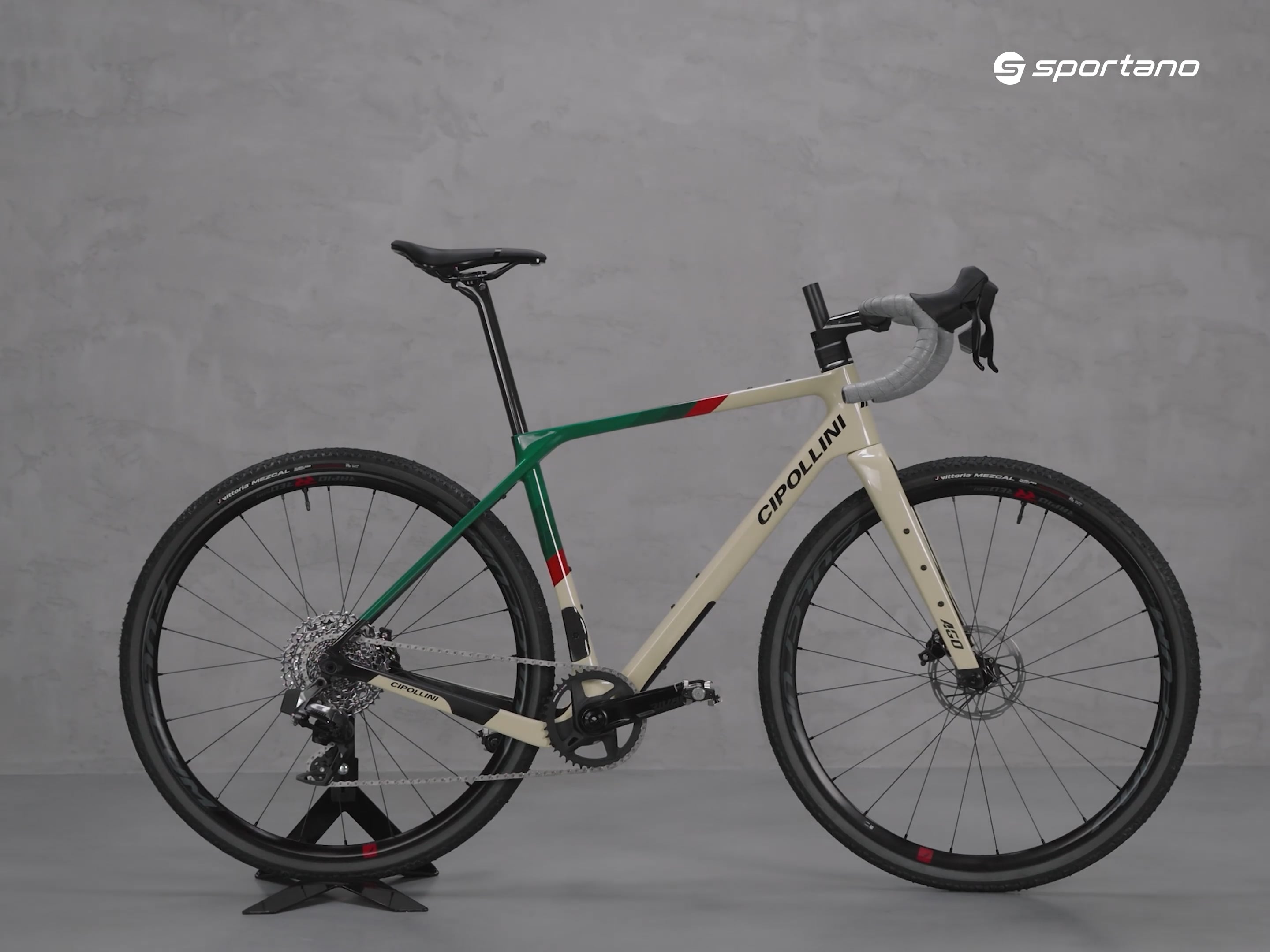 Gravel bike Cipollini AGO O60FI SGRS23 beige-green M0012MC123AGO_DB O60FI