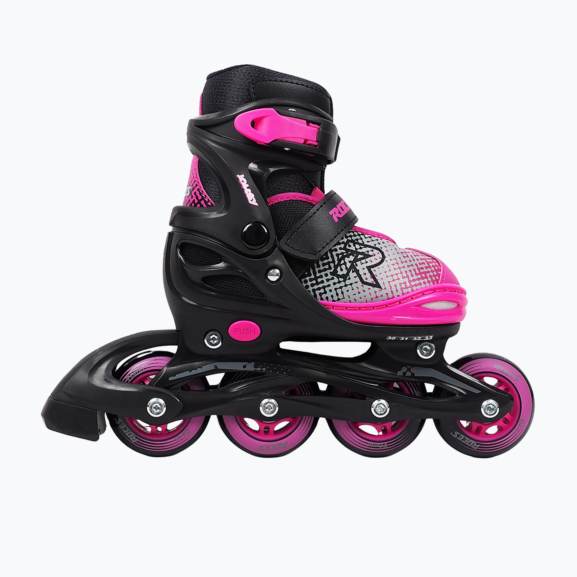 Roces Jokey X Girl children's roller skates black/pink